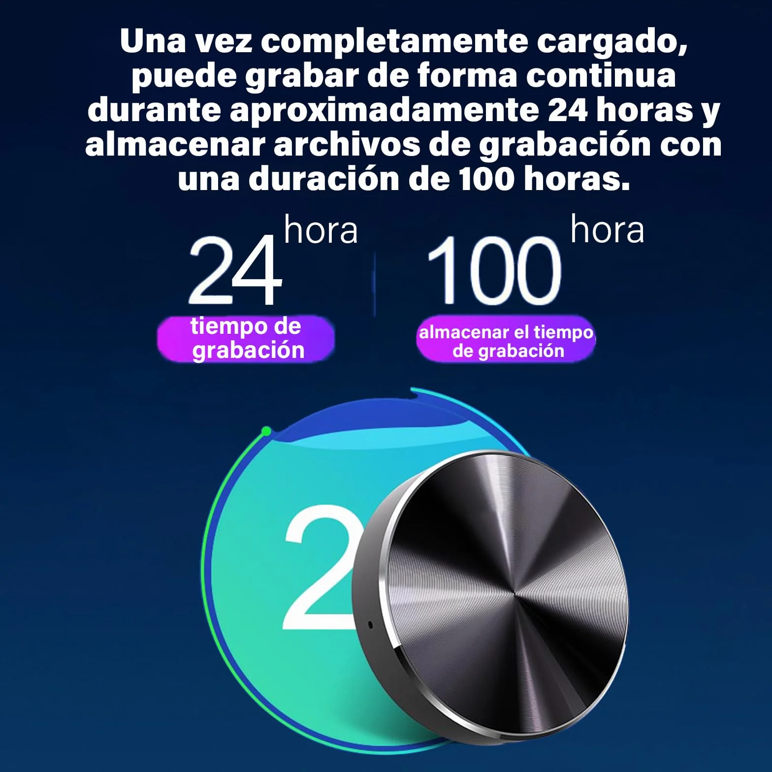 Grabadora magnética activada por Voz, Dispositivos de micrograbación, grabadora de Sonido pequeña Digital