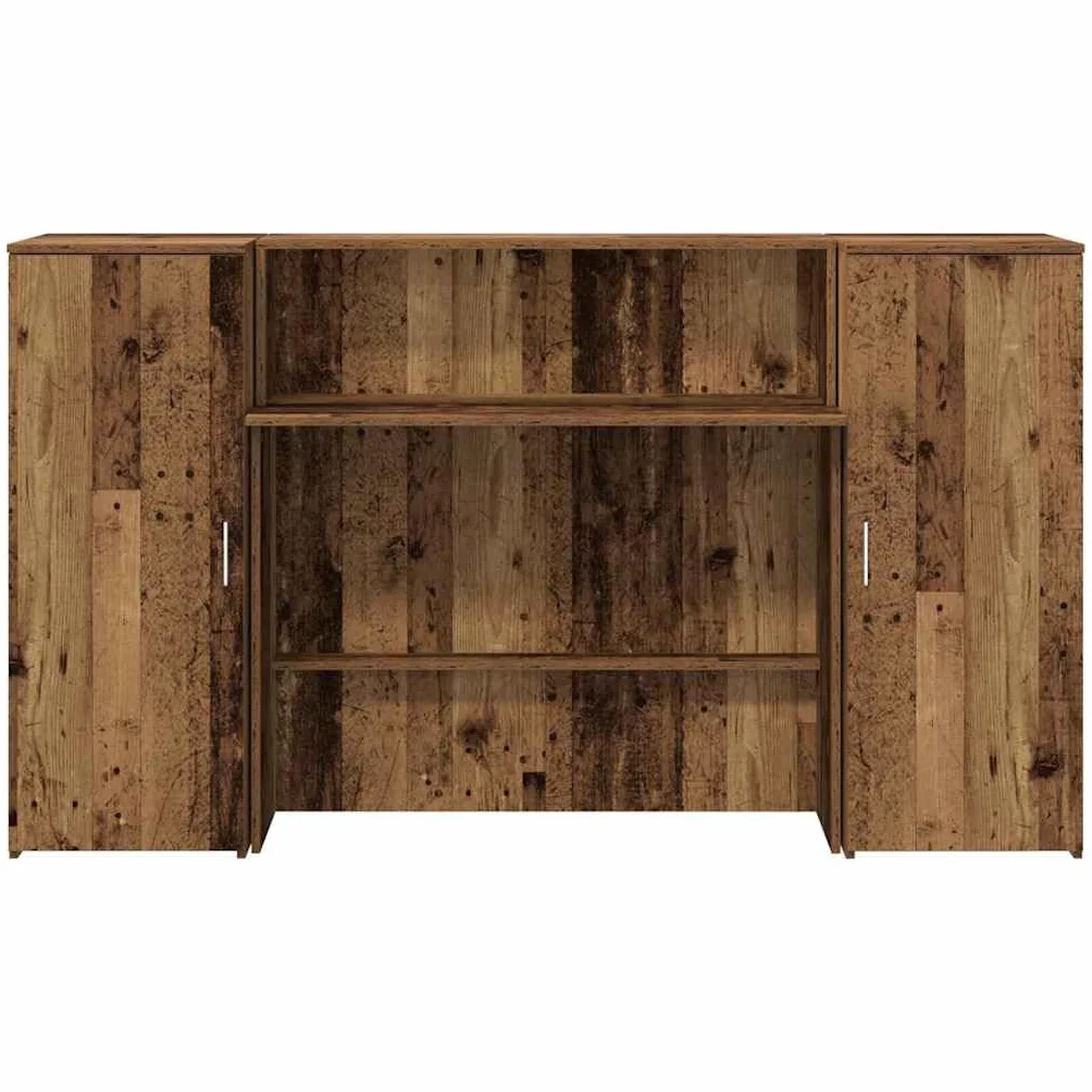 vidaXL Escritorio de recepción Madera de ingeniería 180x50x103,5cm mostrador