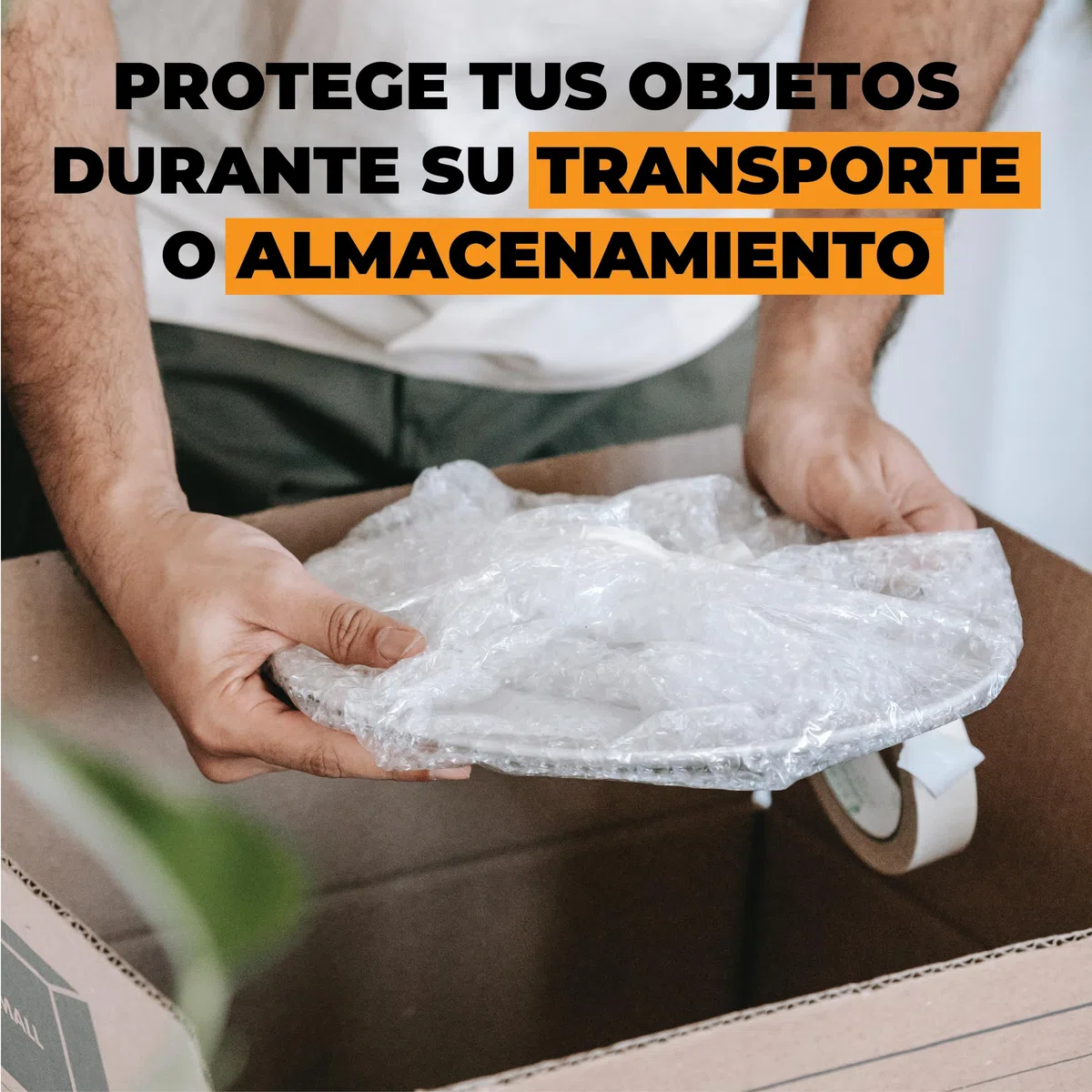 Papel Burbujas Embalaje Mudanza Múltiples Medidas | 100 cm x 100 metros | Rollo de Plástico de Burbujas para Embalar, Envíos, Protector Muebles, Alta Protección