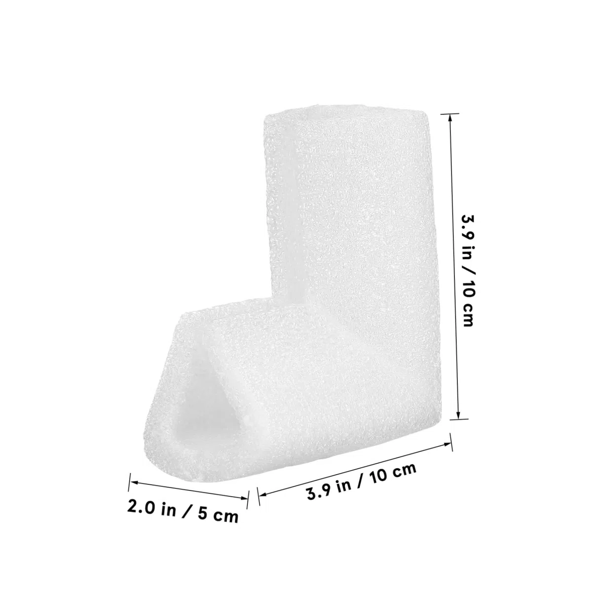 Gadpiparty Protector de Esquinas de Embalaje Epe Blanco, 24 Piezas, Diseño Liviano y Uso Versátil para Muebles y Electrónica en Mudanzas y Embalajes