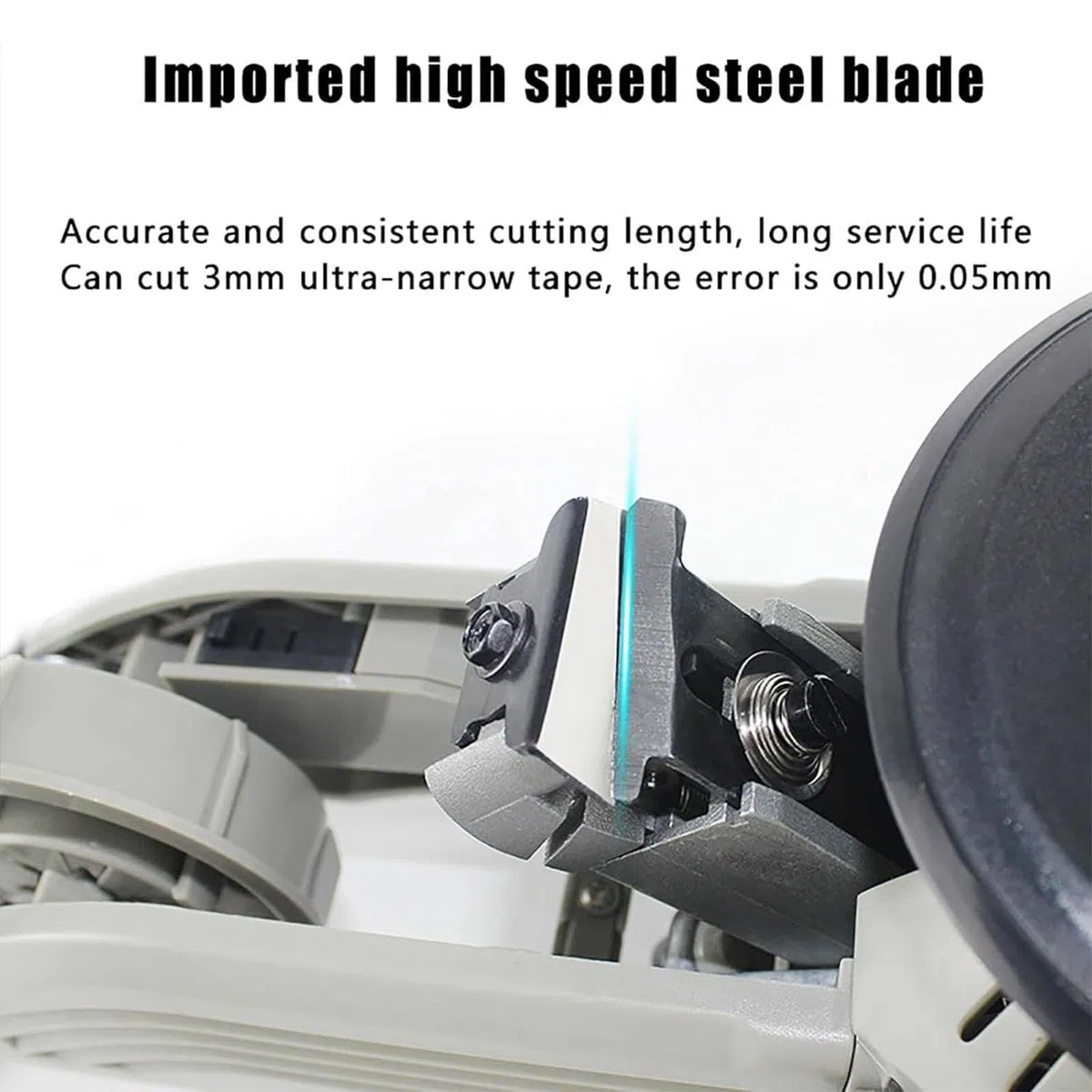 Dispensador automático de cinta, máquina de corte eléctrica adhesiva con parada automática, para almacenes y escuelas, se adapta a longitud de corte de 11 a 58 mm, ancho de cinta de 3 a 22 mm