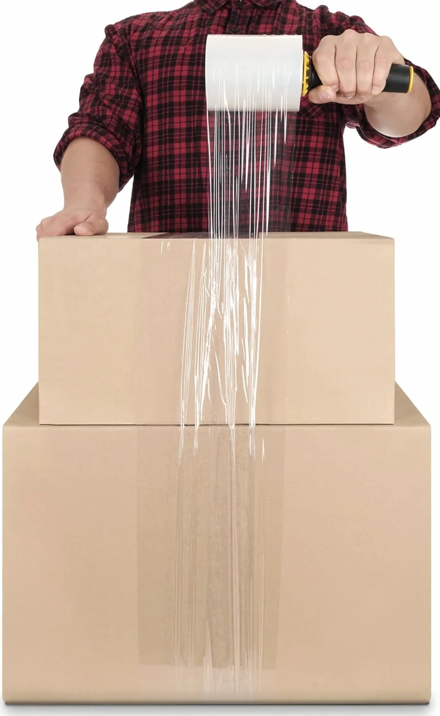 RAGO Papel film 15 mini rollos 130 m 210 g Plastico Embalaje Película muebles 38 x 31 x 8 cm