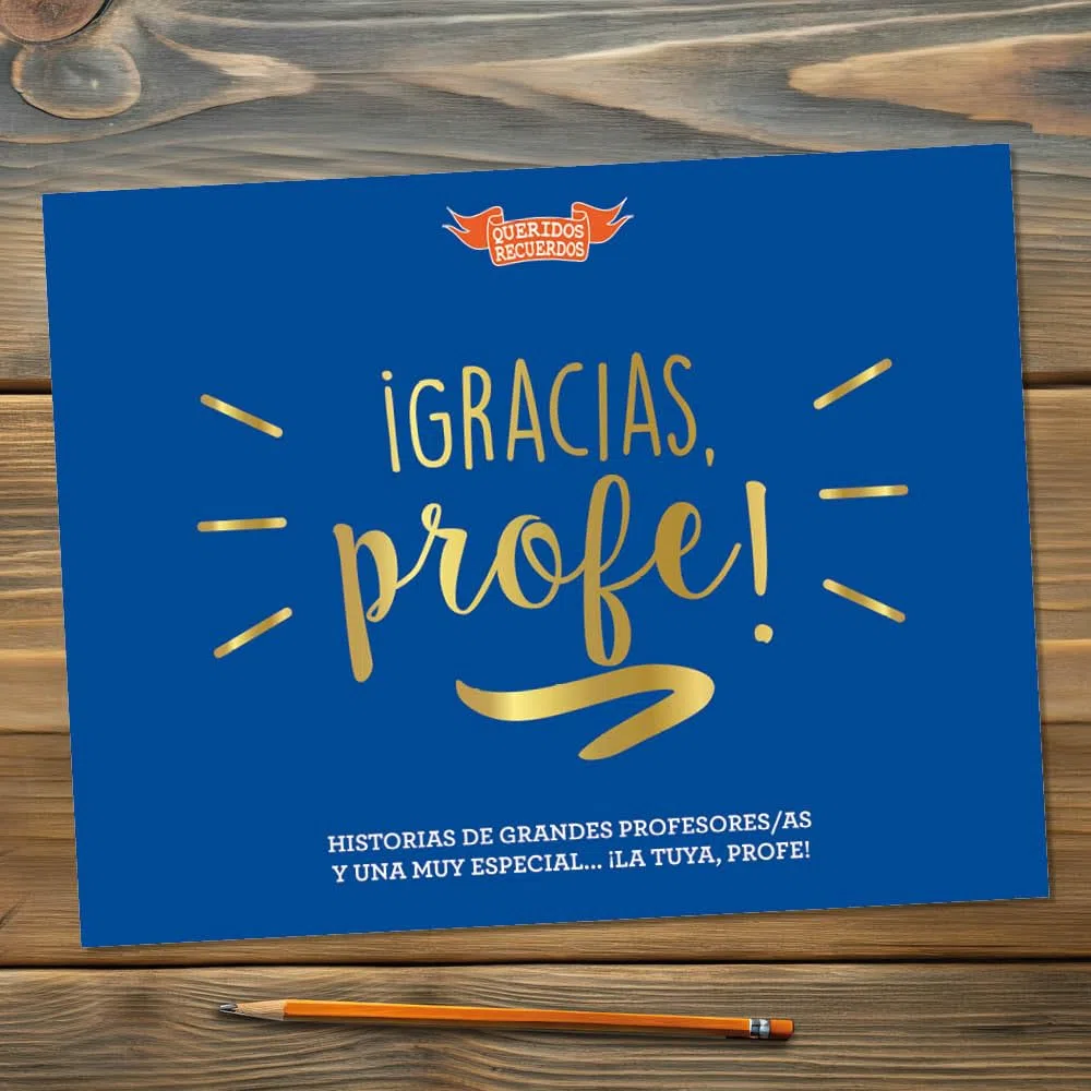 Calledelregalo Profesores y profesoras: Libro '¡Gracias, profe!’