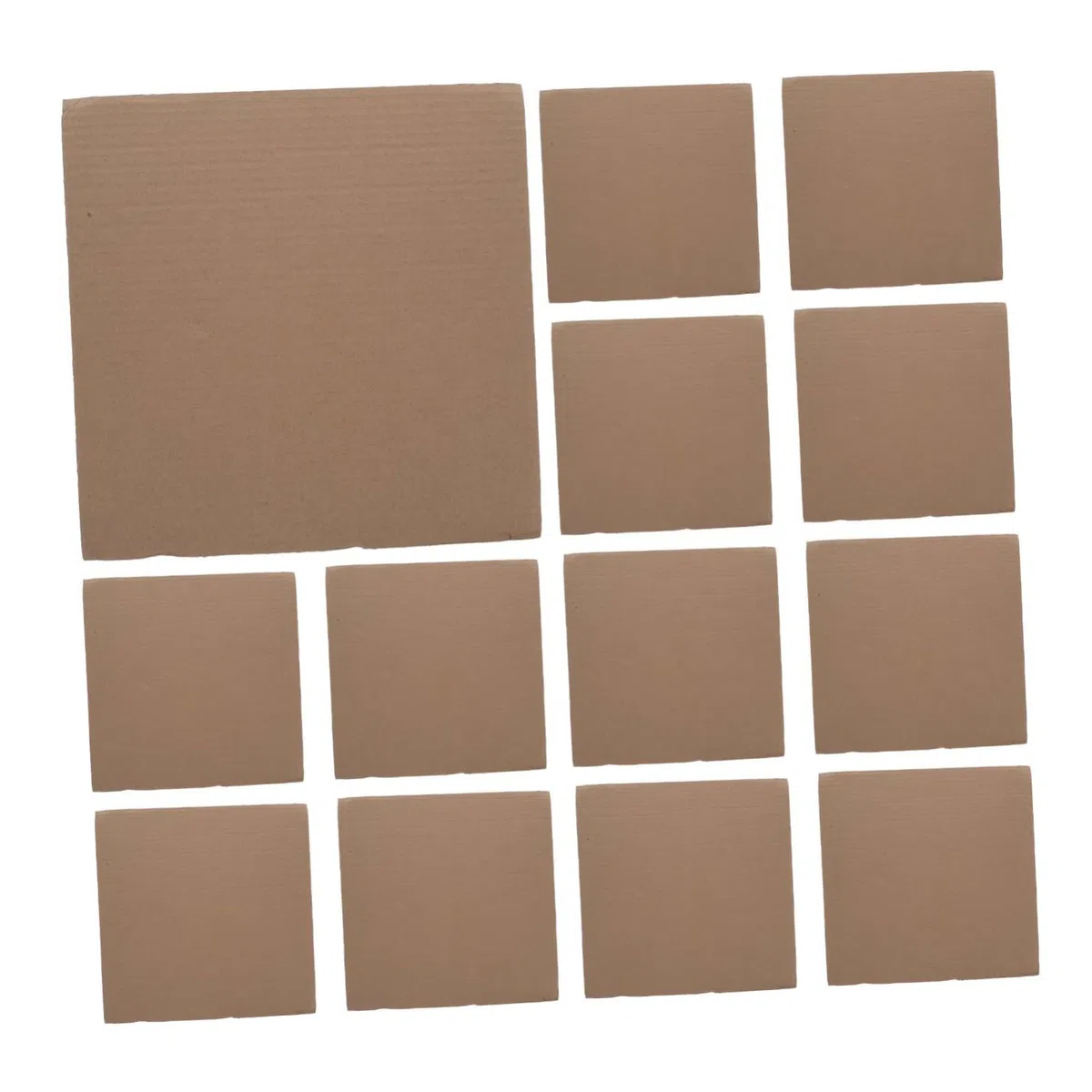EXCEART 50 piezas Cartón Corrugado Marrón de B para Divisores de Cajas Material de Embalaje Resistente y Separadores Ajustables para Protección y Organización