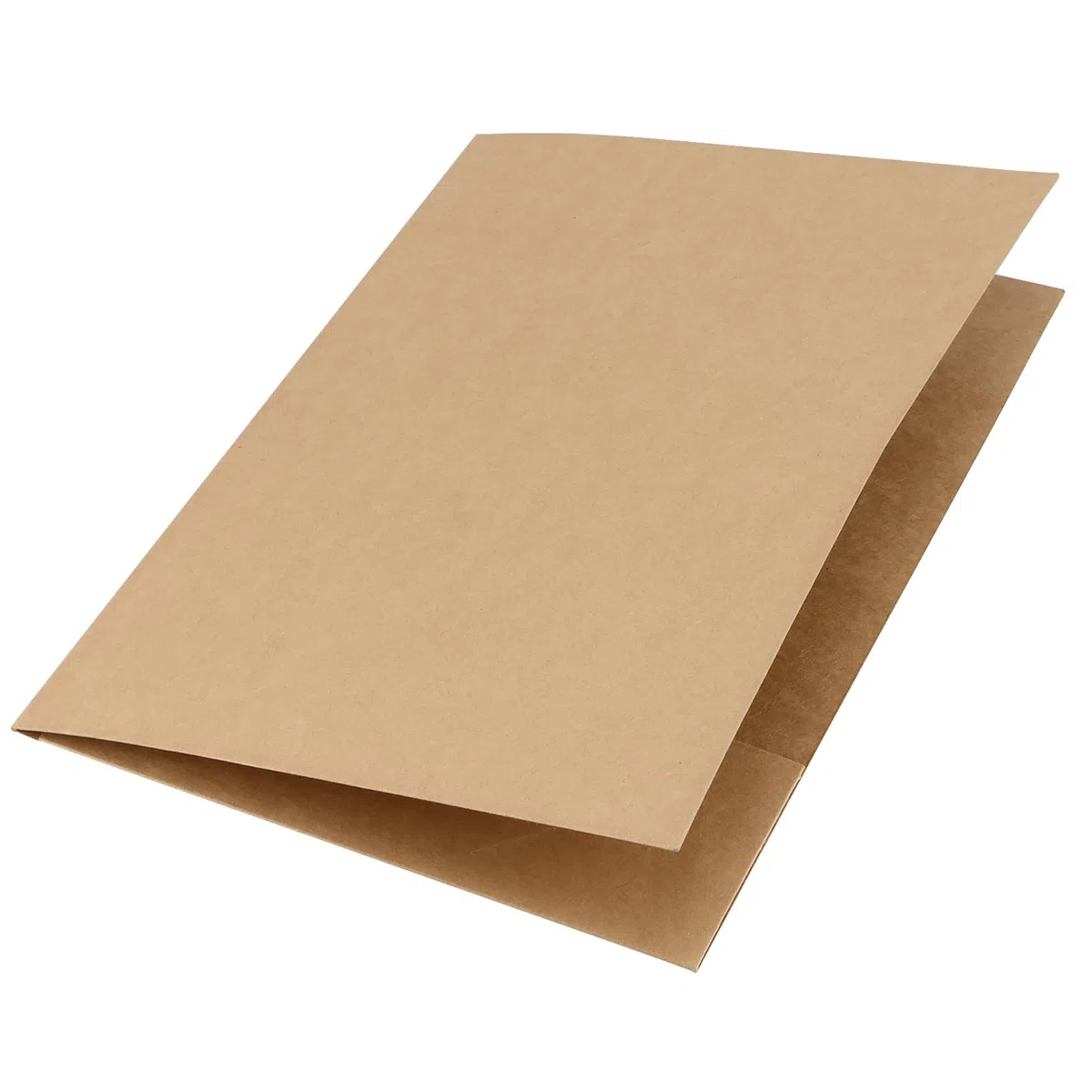 25 carpetas de papel kraft A4 con ranuras para tarjetas, carpetas de corte cuadrado, carpeta de cartón A4, organizador de papel para oficina, hogar, reuniones, documentos