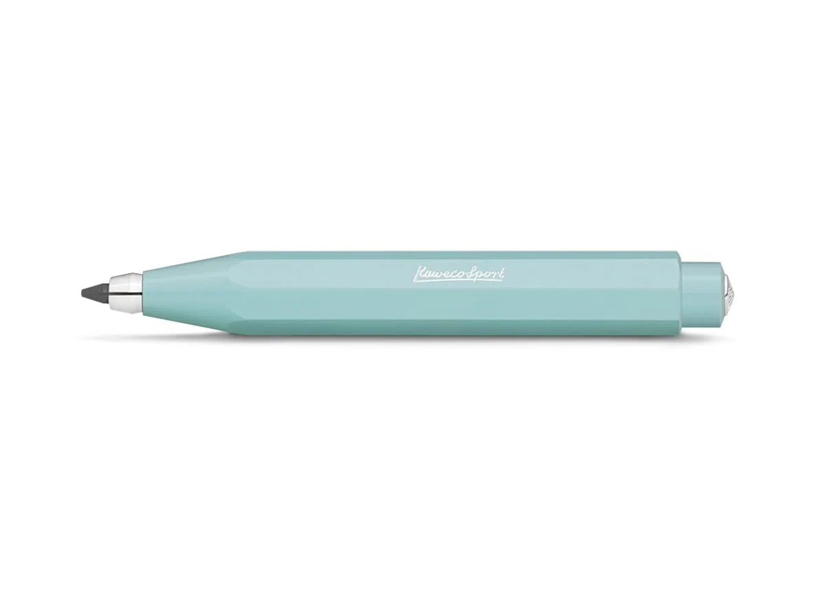 Kaweco Skyline Sport Mint - Portaminas de 3,2 mm 5B, de pl?stico con dise?o octogonal, portaminas de 10,5 cm, recargable, color negro