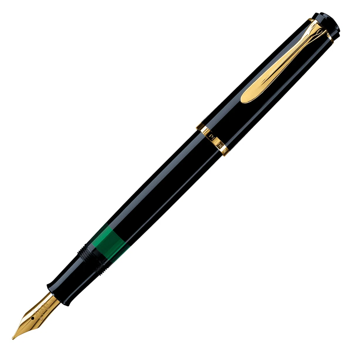 Pelikan Elegance - Pluma estilográfica (punta media), color negro