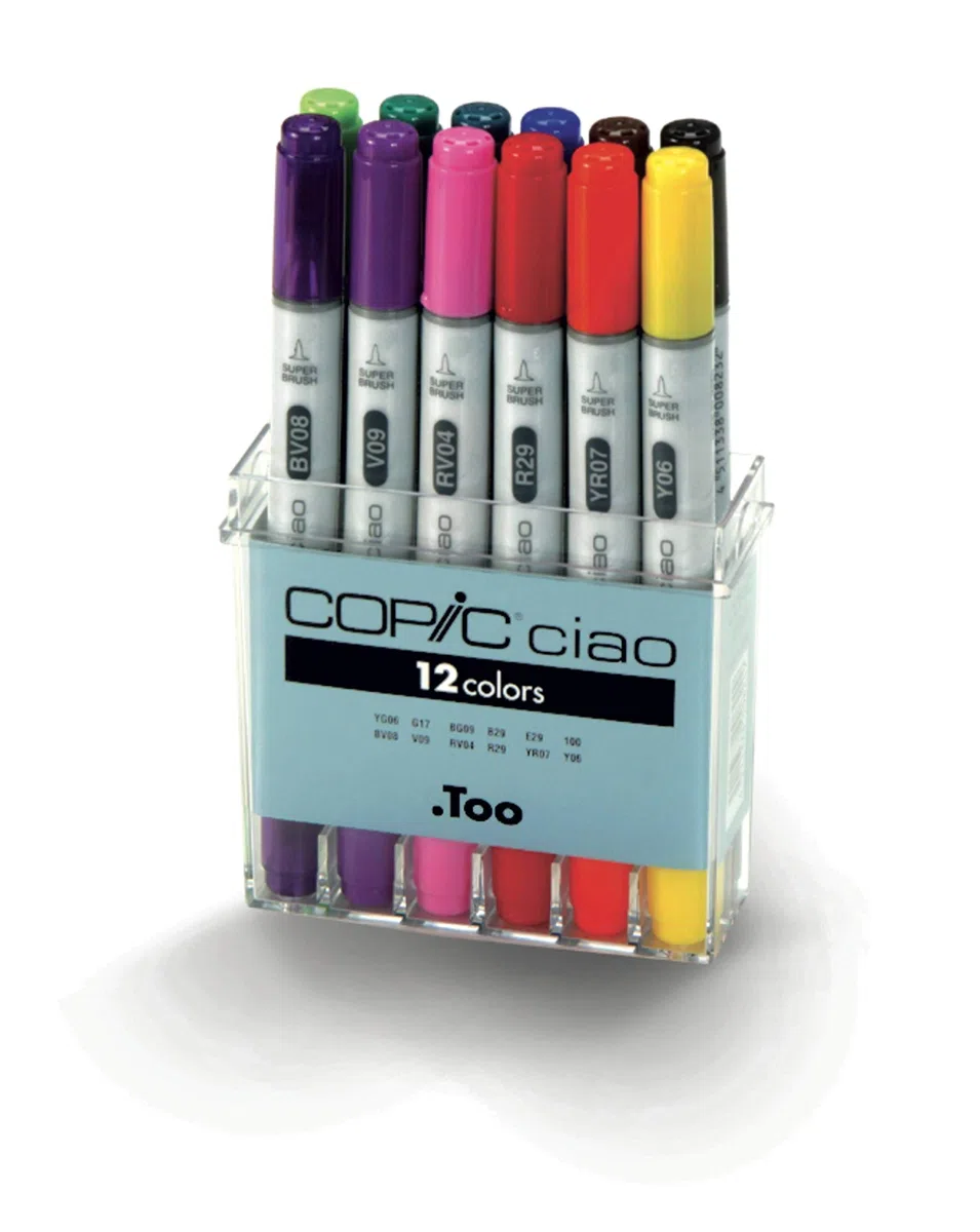 Set 12 rotuladores Manga Copic Ciao Primeros – Copic