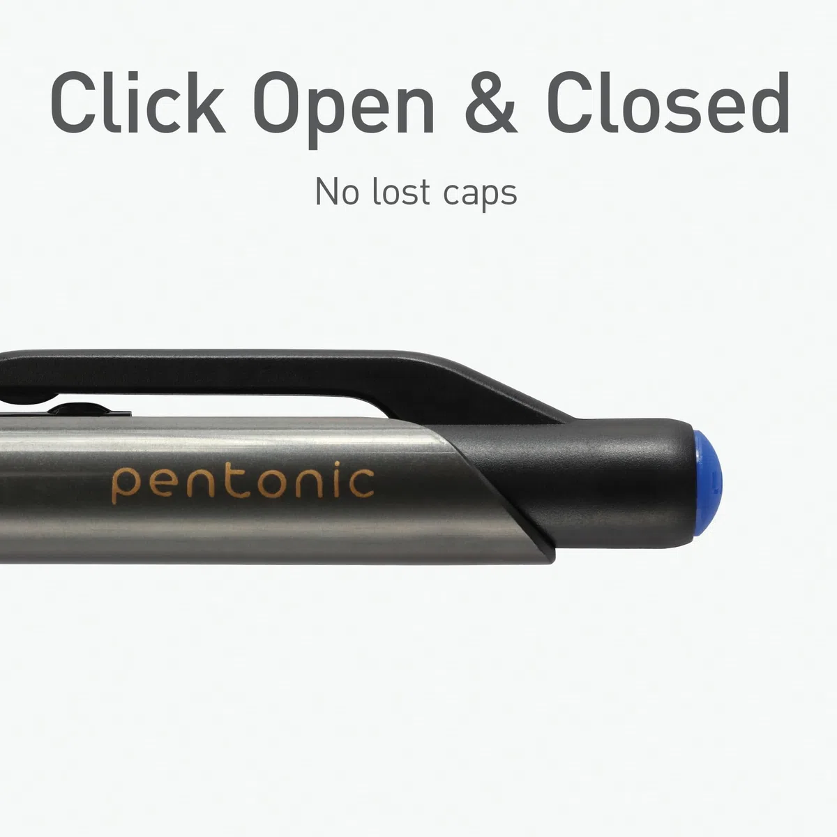 Pentonic GR-T Bolígrafos de gel retráctiles, 24 unidades, tinta de colores surtidos (12 negros, 8 azules, 4 rojos), punta fina de 0.7 mm, escritura suave para diario (1002360)