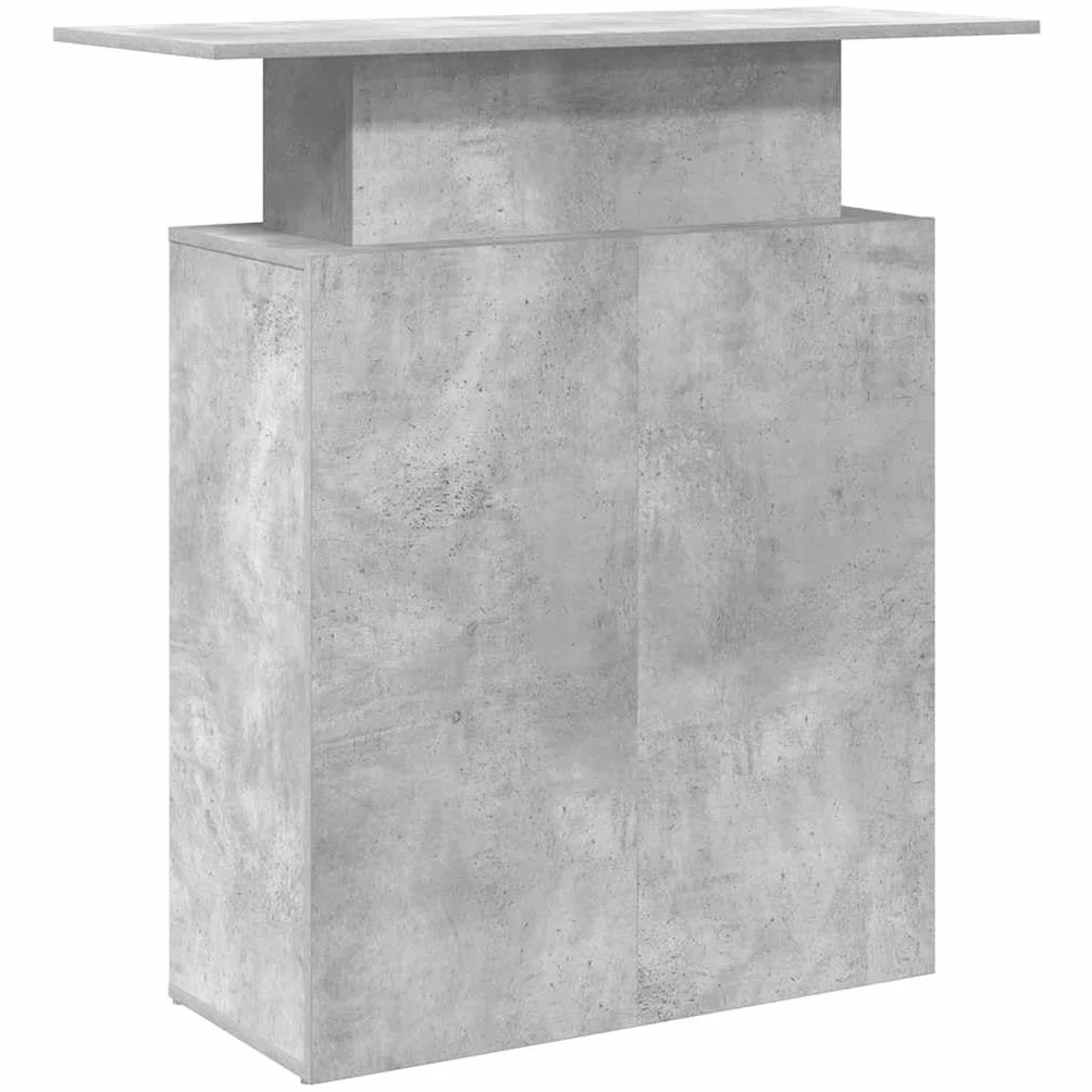 Mostrador de recepción Gris hormigón 100x40x104 cm
