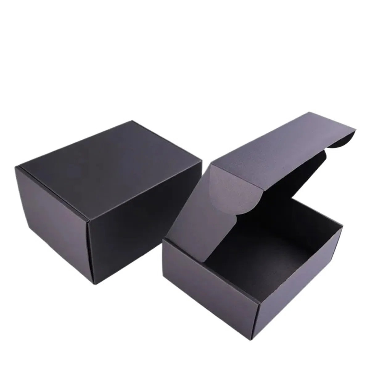 Caja de cartón negra Extra dura, caja embalaje papel corrugado grueso for envío comercial, 10 Uds para Embalaje y Correo(15x10x6cm)