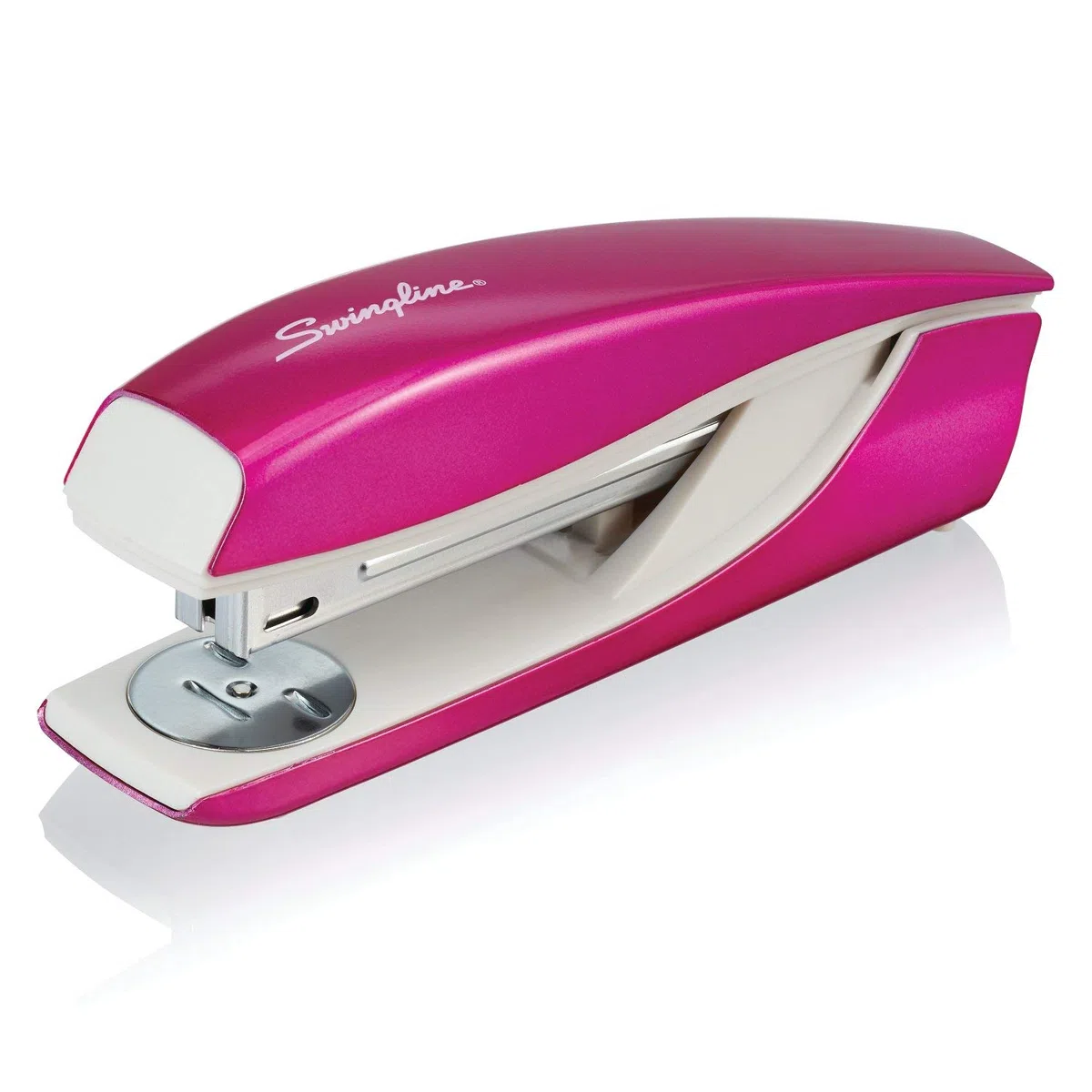 Swingline Grapadora, NeXXt Series Wow, grapadora de escritorio, capacidad para 40 hojas, rosa (55047023)