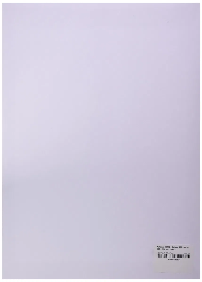 14719 - Caja de 250 sobres, 260 x 360 mm, blanco
