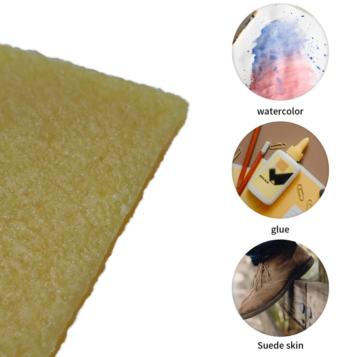 6 gomas de borrar de cemento de goma, borrador de pegamento para recoger residuos de pegamento para eliminar adhesivo y residuos de papel, plástico y más