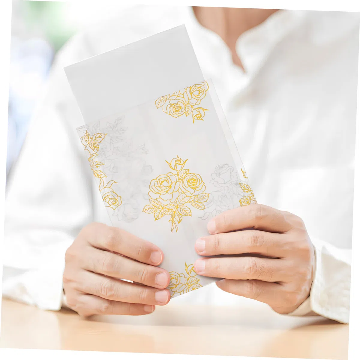 DOITOOL 50piezas Sobres Para Invitación Fundas Para Sobres Transparentes Para Invitaciones