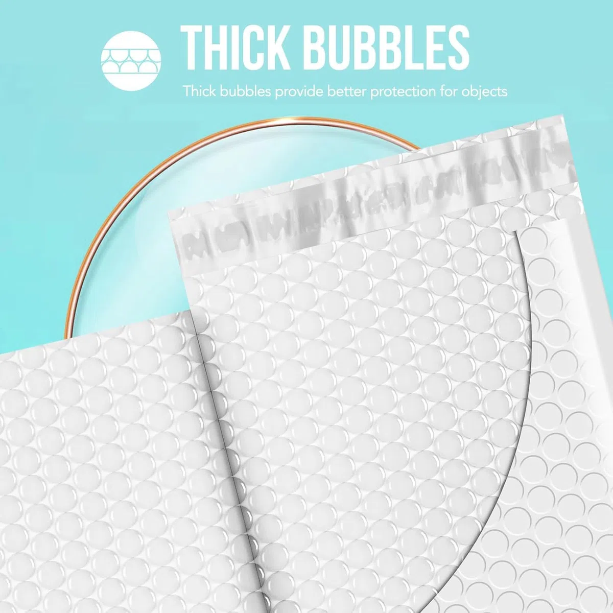 Fuxury Sobres acolchados de burbujas de 12 x 15 pulgadas, paquete de 40 sobres acolchados grandes de burbujas de fuerte adherencia, sobres de burbujas autosellantes para enviar por correo a pequeñas