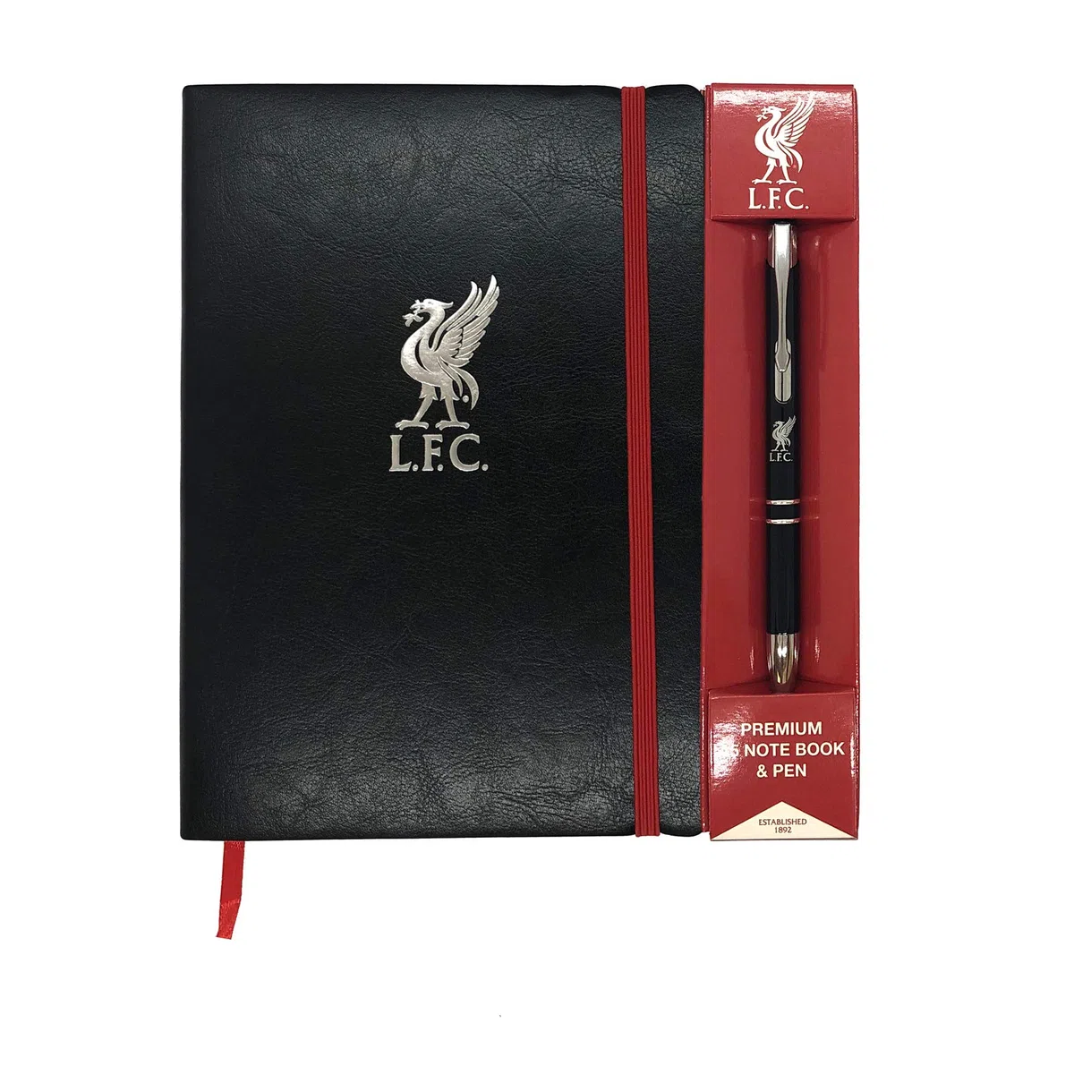 Liverpool FC - Set Premium oficial de ejecutivo - Bolígrafo y libreta A5