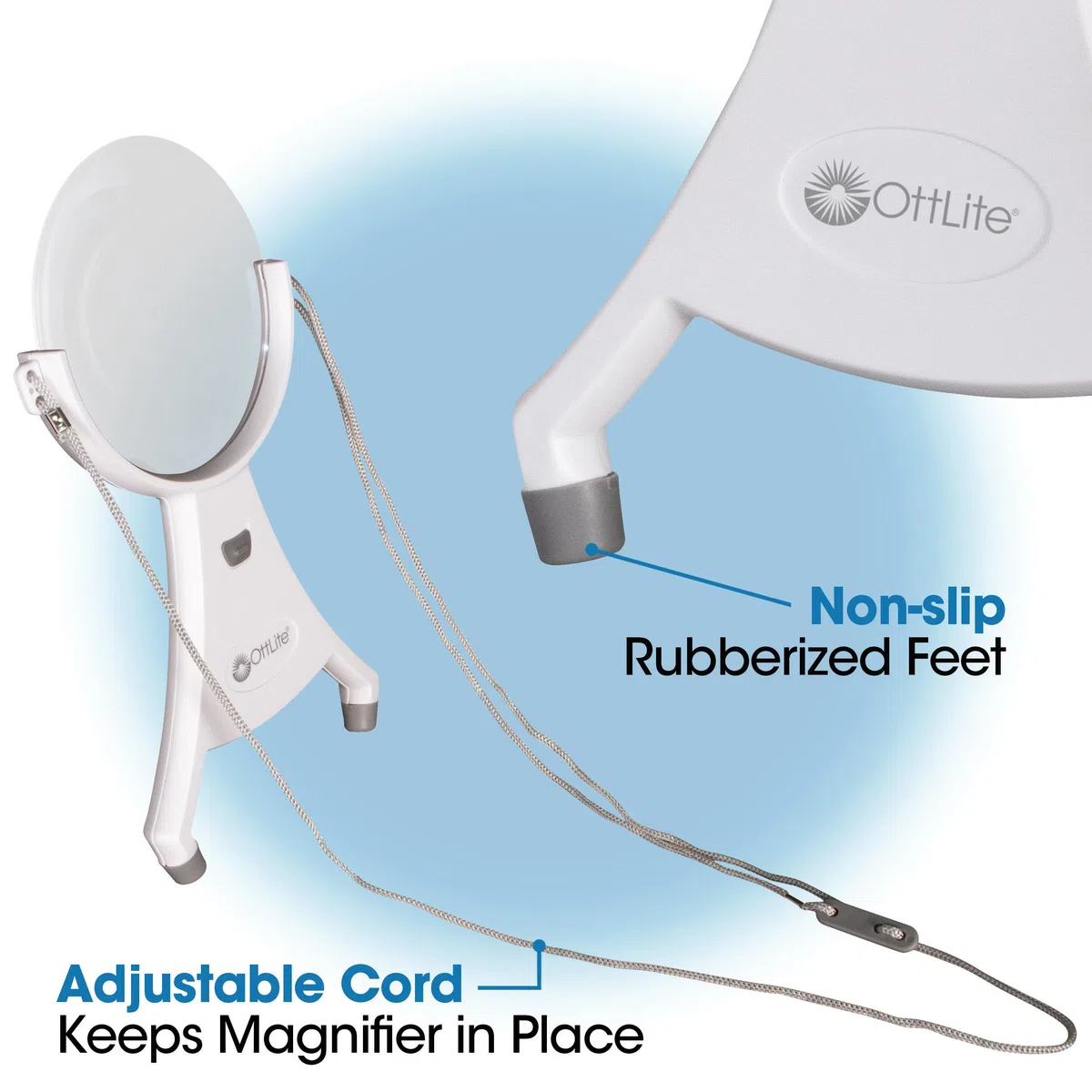 OttLite lupa de manos libres con luz LEDS