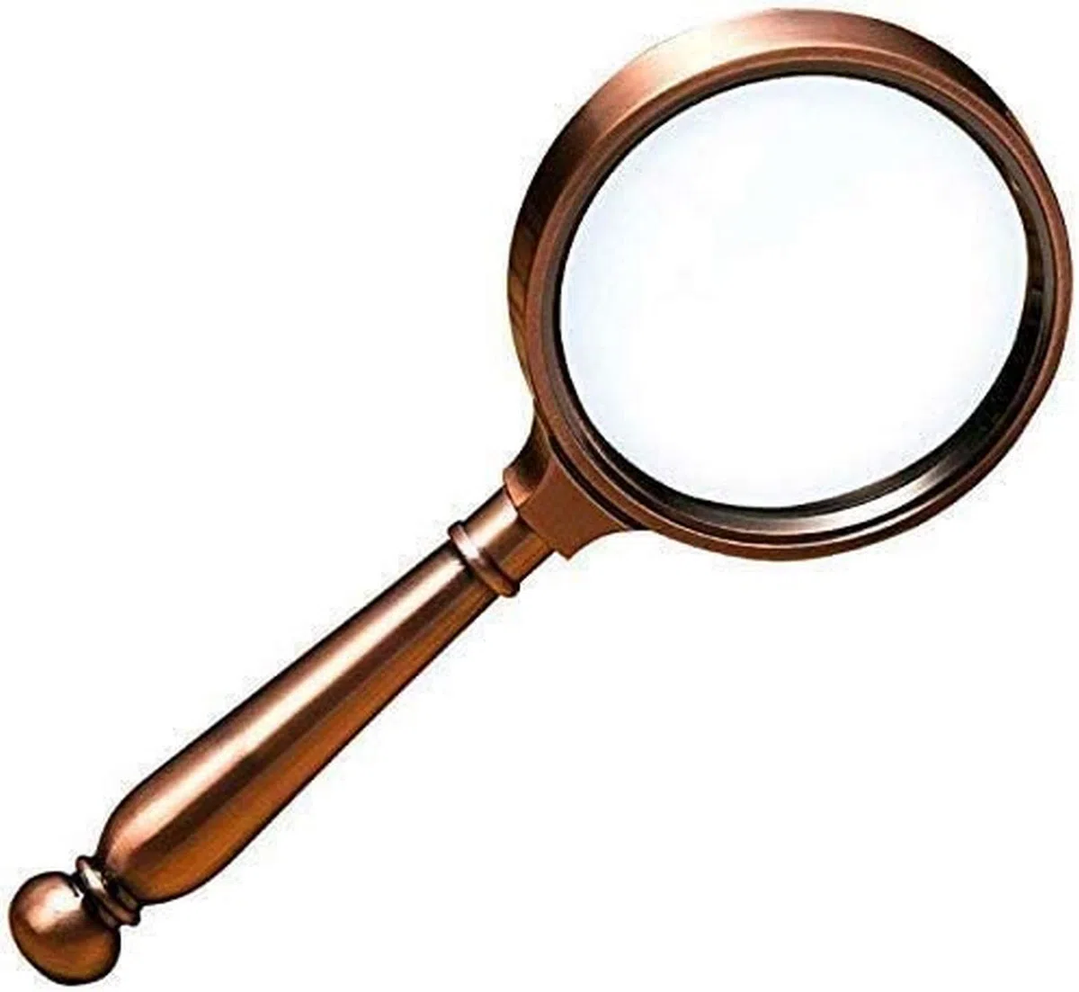 Lupas para Trabajos manuales Lupa de Lectura de 20 aumentos Lupa de Mano Profesional Lupa de tamaño portátil para Lectura de periódicos Lupa de Cobre