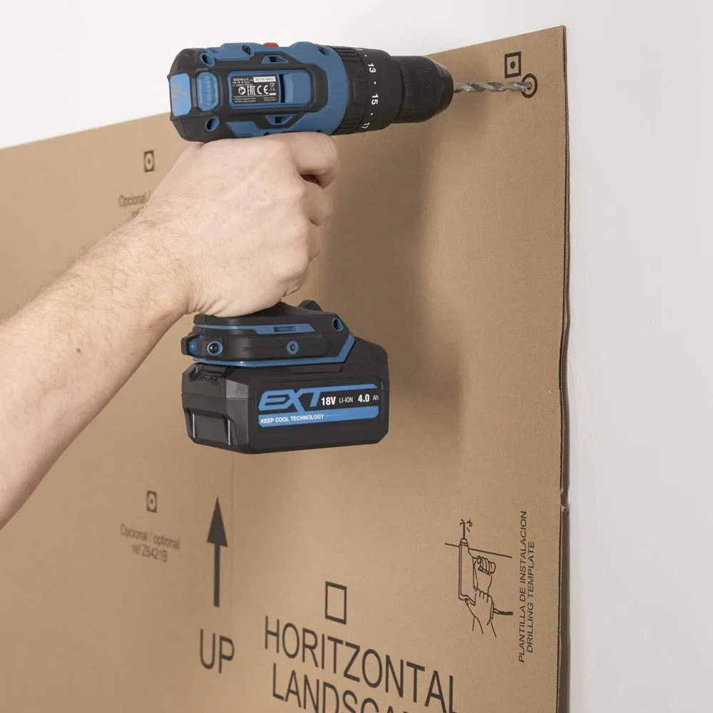 Rocada | Pizarra Azul de Rotulador | Magnética Sin Marco | Pizarra Imantada de Pared | Sistema de Sujeción Patentado con Imán | Pizarra Azul 75 x 115 cm