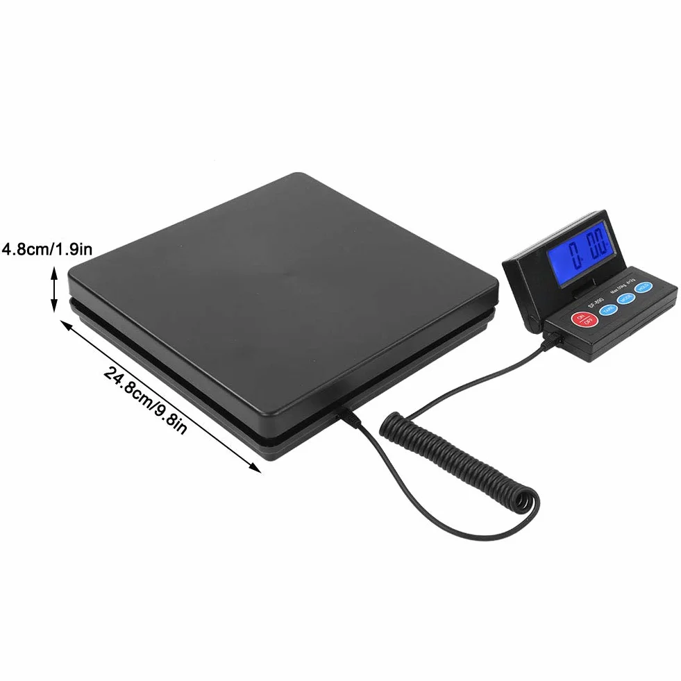 Báscula digital industrial 50 kg precisión 2 g pantalla externa