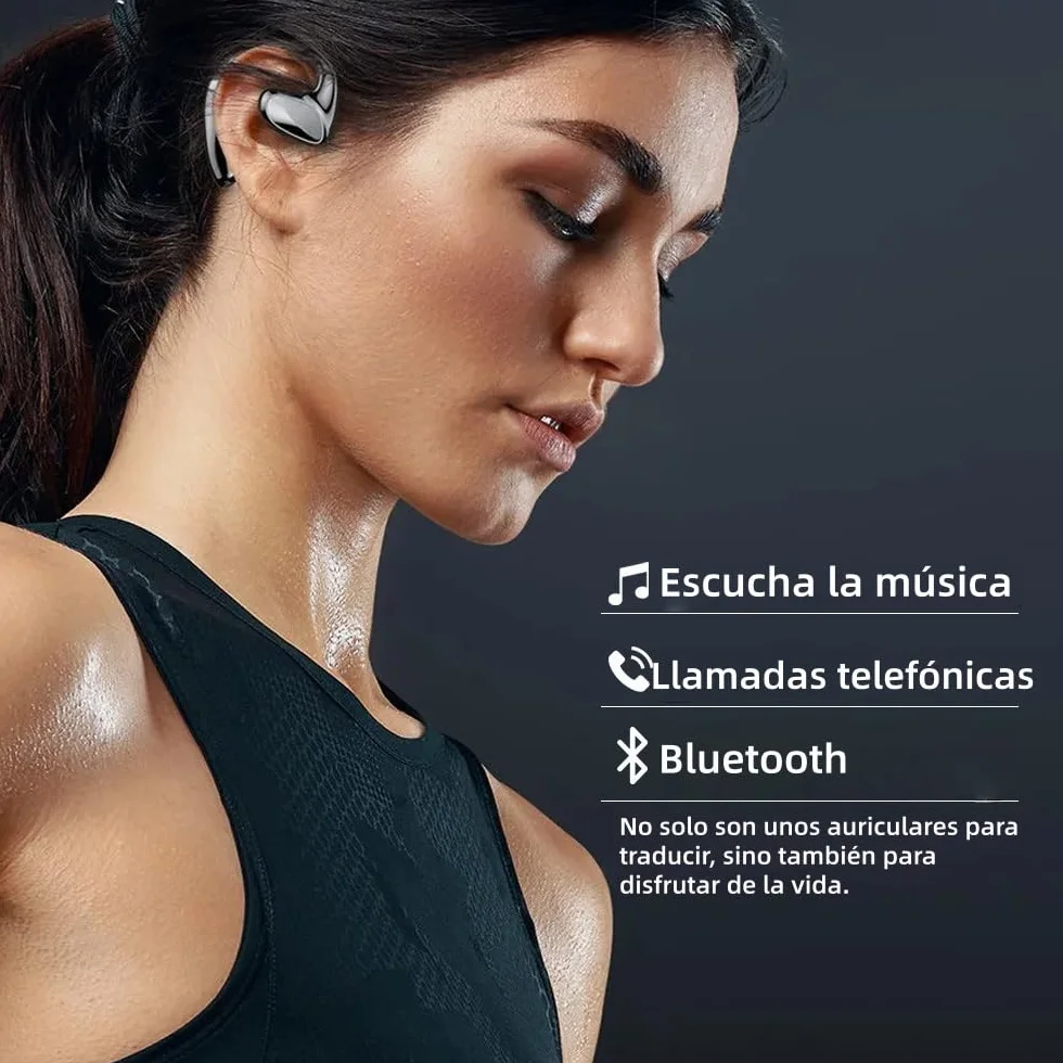 meacode ai Translation Earbuds- 156 Idiomas de traducción en Tiempo Real, portátiles y Recargables para Viajar, Negocios y Estudio