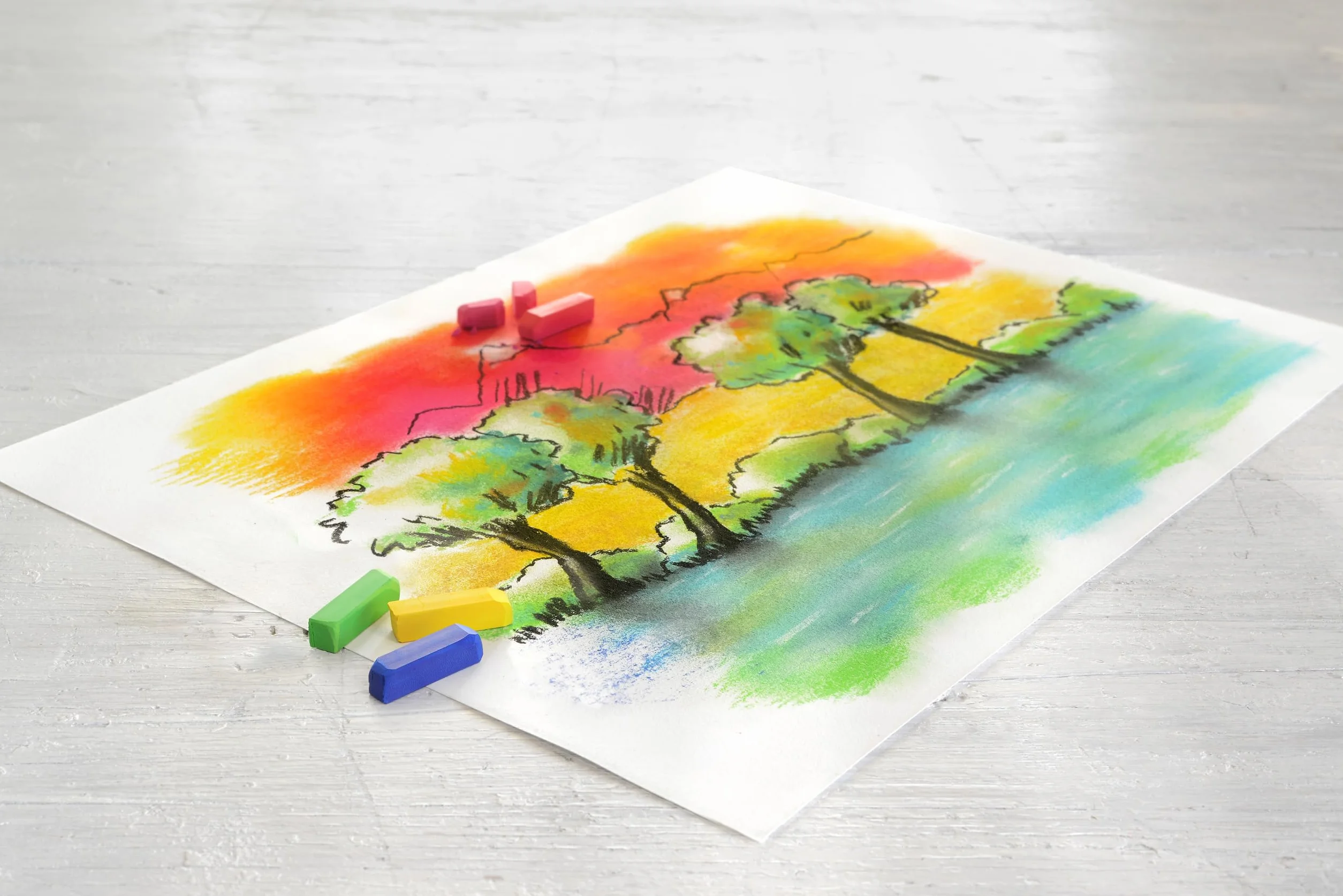 Faber-Castell Estuche de Cartón 72 Tizas Pastel Mini Multicolor