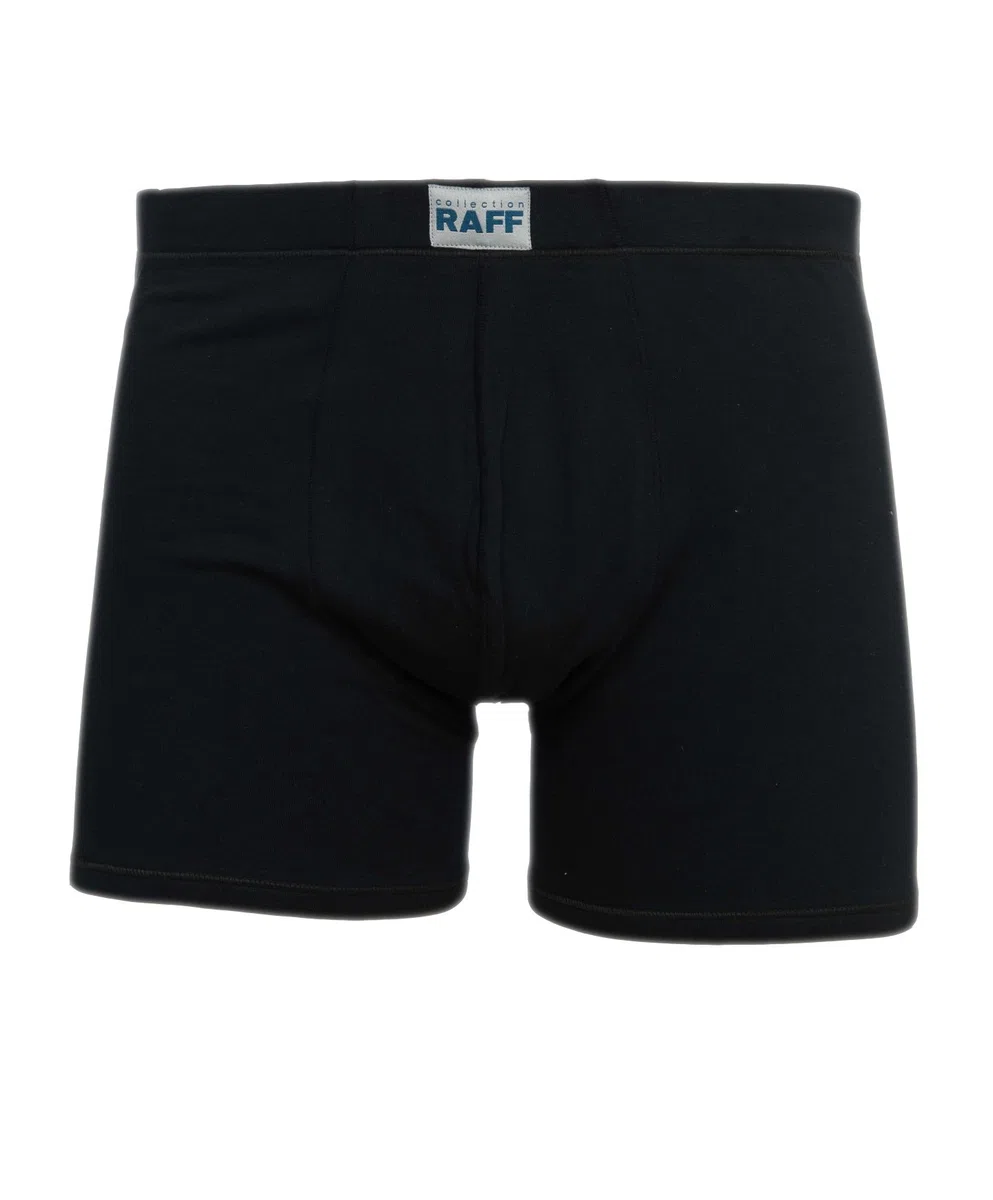 Raff - Boxer Skin algodón/Licra clásico Cerrado Negro de s