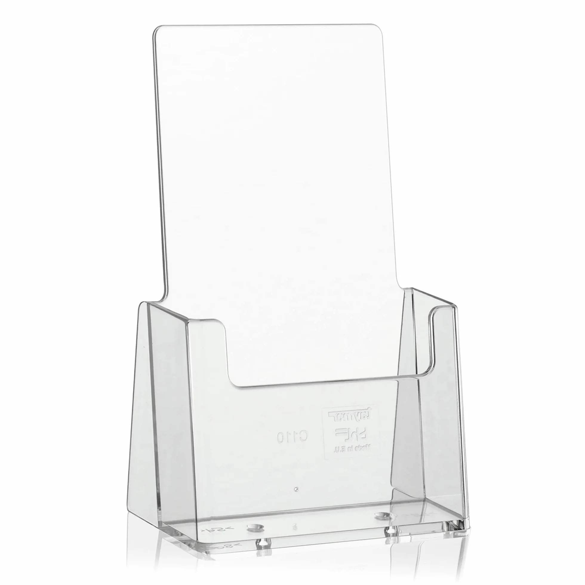 Taymar Soporte para folletos Transparente DIN lang 105x210 mm Paquete de 10