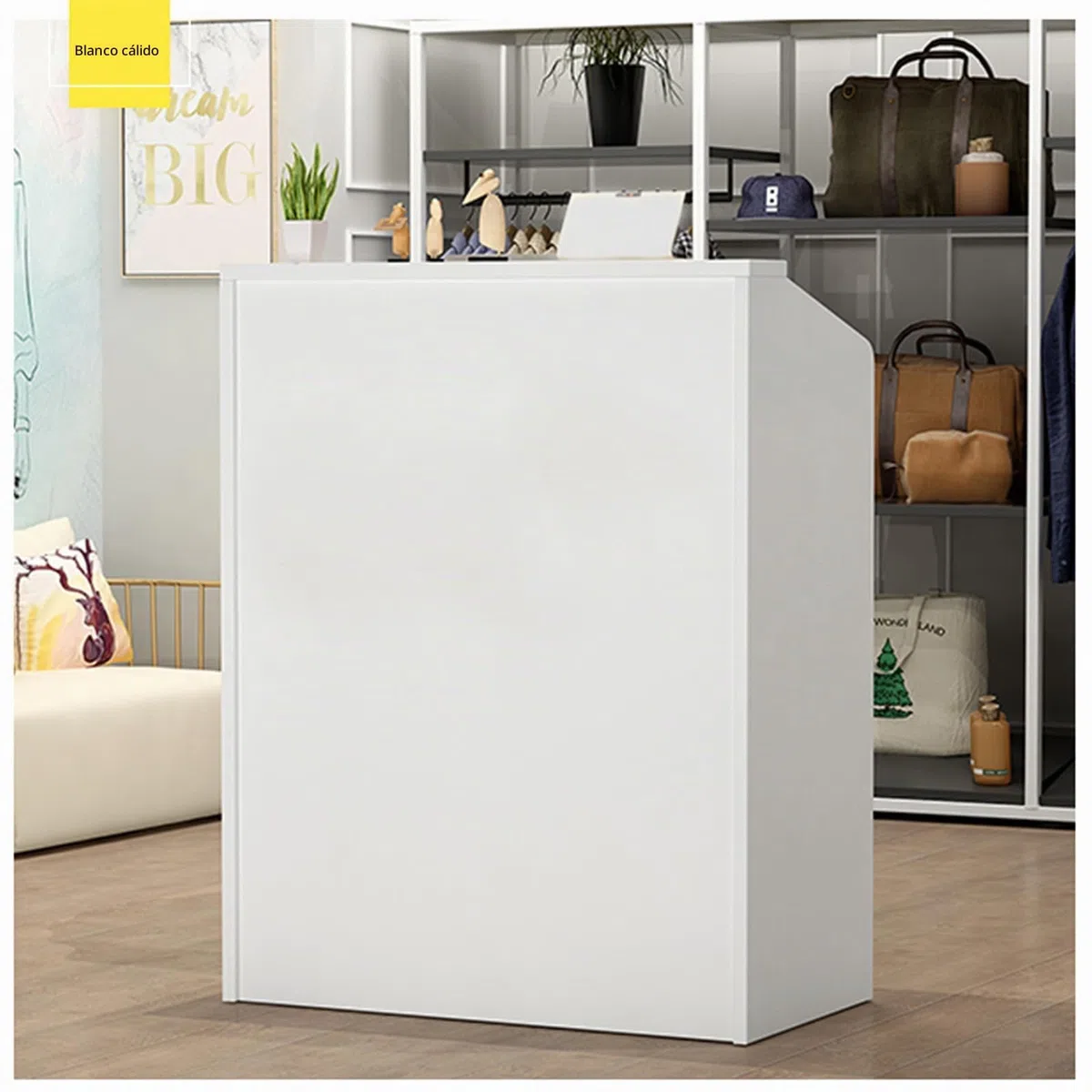 Mostrador De Caja, Escritorio De Recepción para Oficina O Restaurante Simple Y Moderno, Recepción Pequeña, Gabinete De Cajero para Tienda, Mostrador De Recepción para Peluquerías
