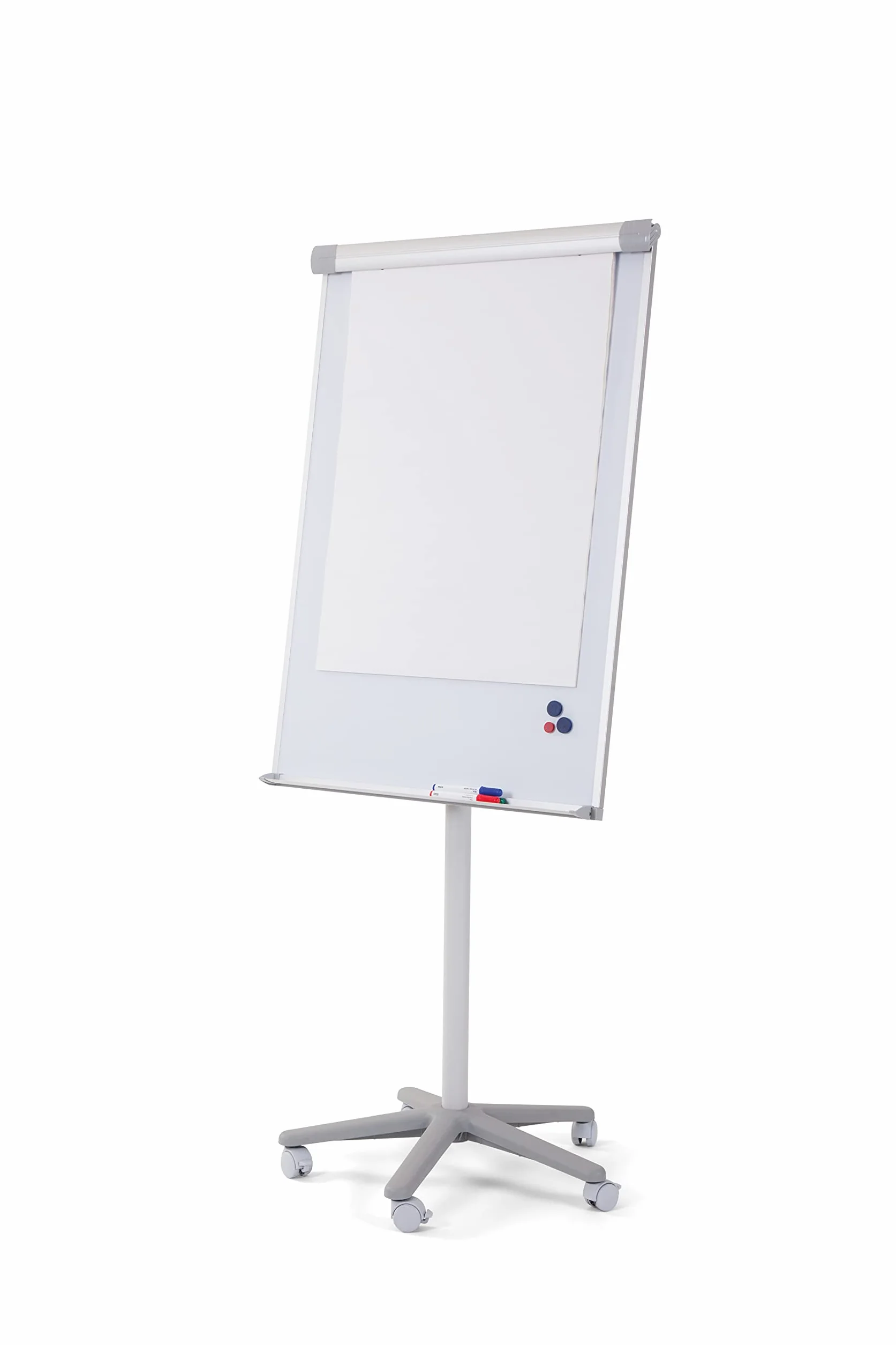 Bi-Office Pizarra Magnética Smart 70x100 cm con Caballete Móvil
