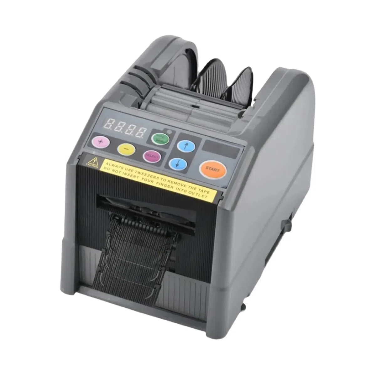 Dispensador automático de cinta, cortador de cinta eléctrico para embalaje, sellado y aplicaciones adhesivas de doble cara