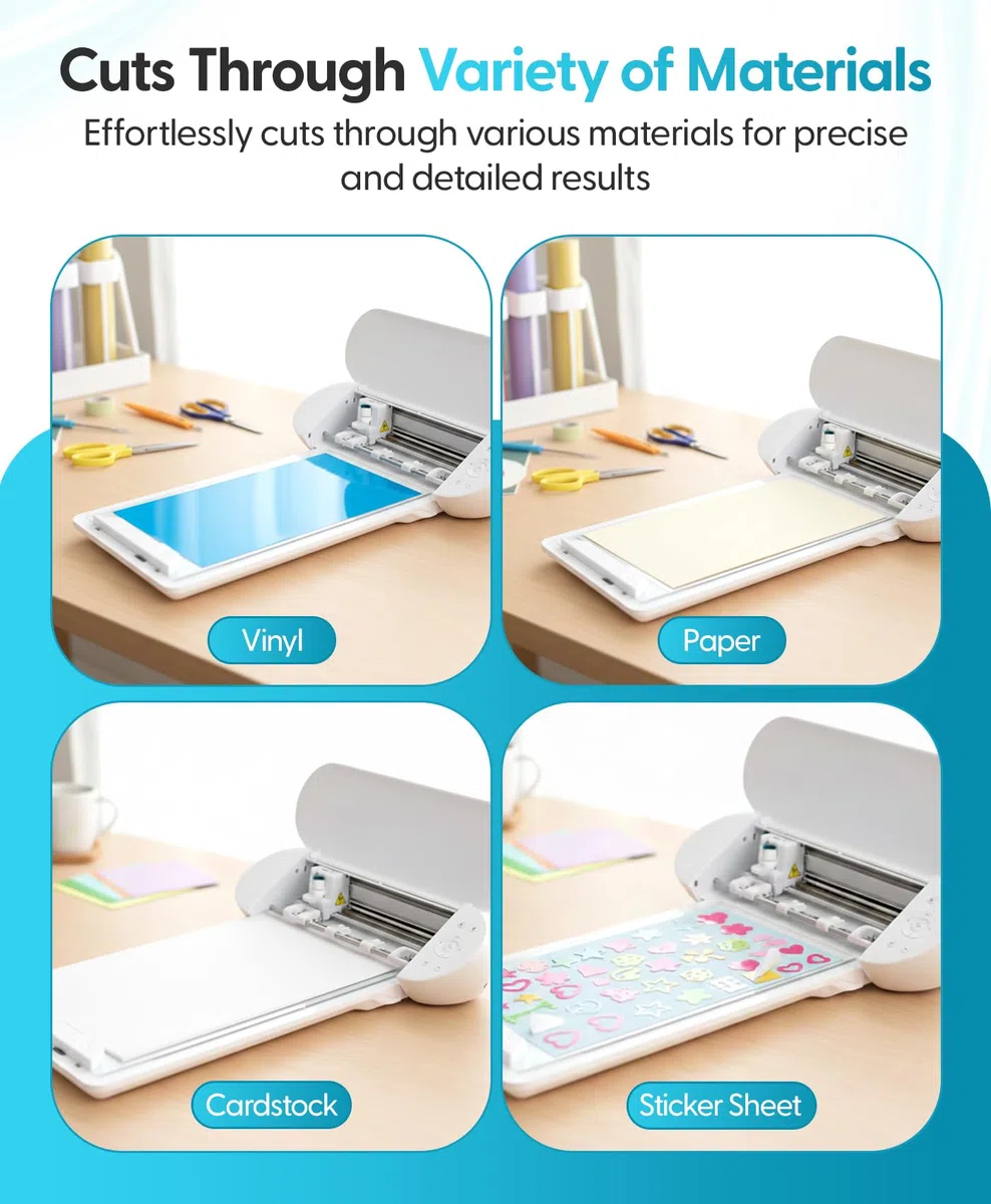 Silhouette America Cuchillo SILH-BLADE-PREM SIL Premium Hobbyplotter con hasta 3 veces la vida útil de los cortadores, blanco