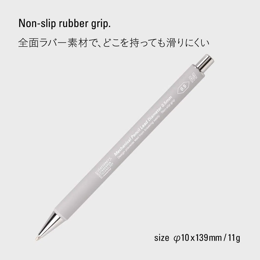 Nitoms S5014 STALOGY - Portaminas, 0,5 mm, color gris