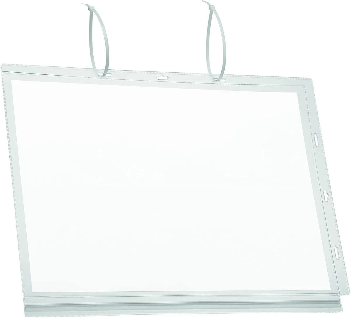 Durable 502819 Funda impermeable A3 con bridas, bolsa de 5, transparente