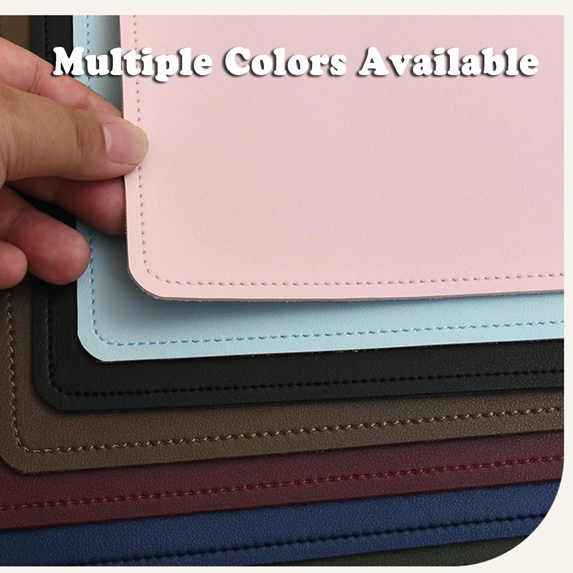 Almohadilla de escritorio de piel, protector de mesa grande antideslizante, tapete impermeable para escritorio de oficina y portátil, tapete de ratón de piel sintética con protector de borde para