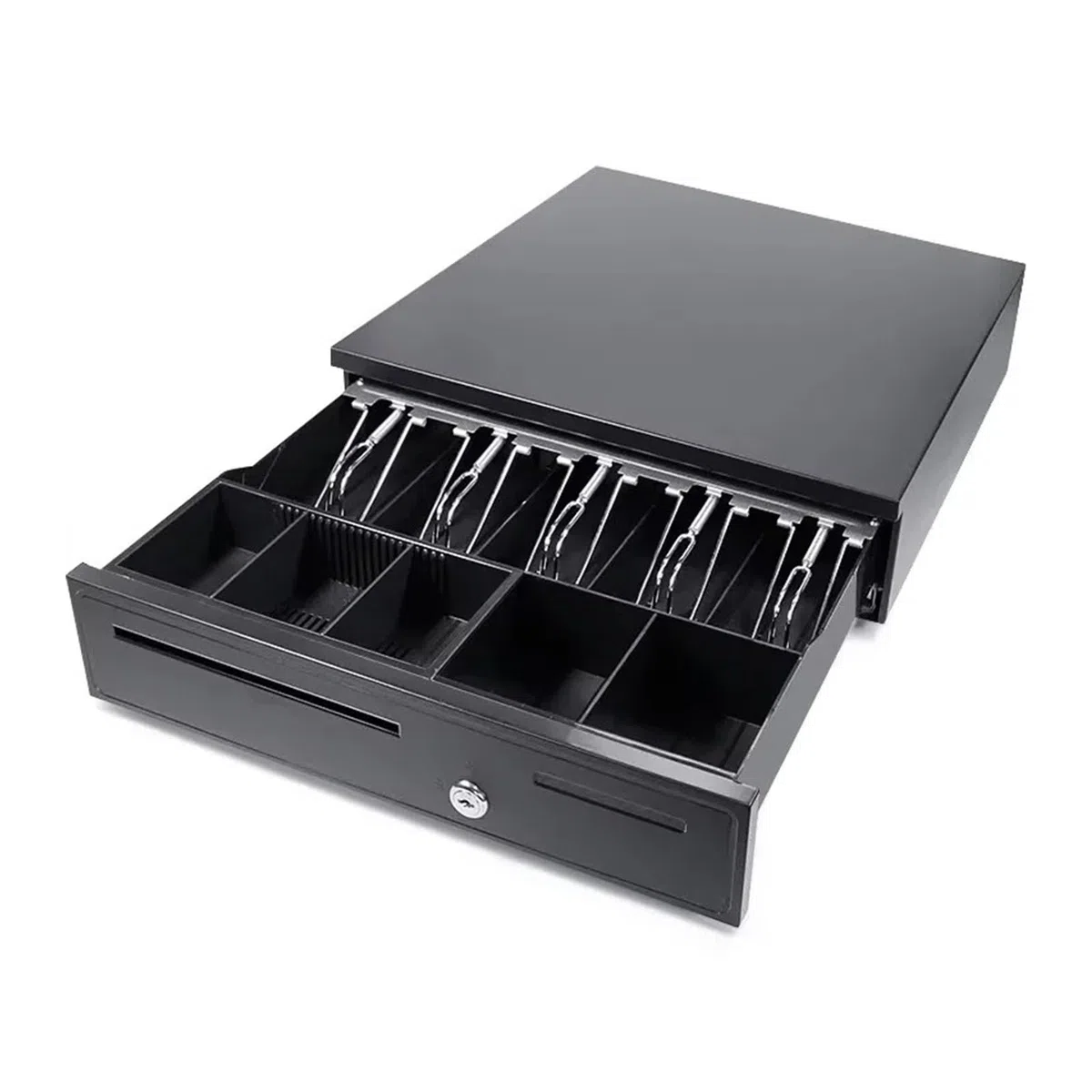 Caja registradora de Escritorio for supermercado, Tienda minorista, Restaurante, T2, con Impresora de Recibos de 58 mm,Larga Vida úTil(405C Cash Box)