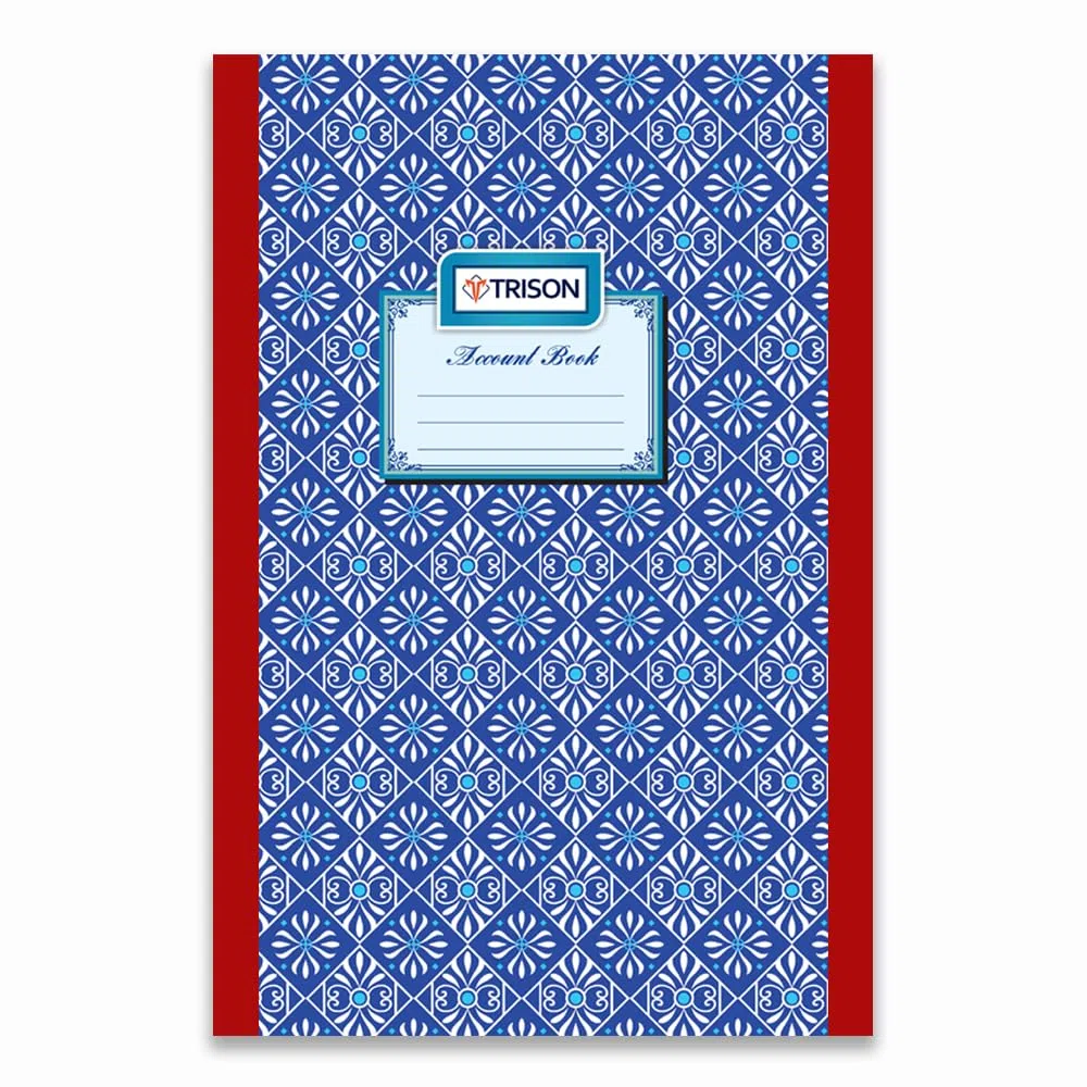 Trison Registro de existencias, 50 páginas (incluyendo páginas de índice), 19 x 31 cm, tapa dura, papel de contabilidad verde, Quire 1, paquete de 1