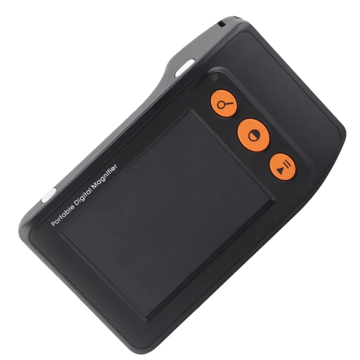Lupa digital portátil, ayuda de lectura electrónica, imagen de alta definición, 8 modos de color con mango plegable para baja visión (BLACK)