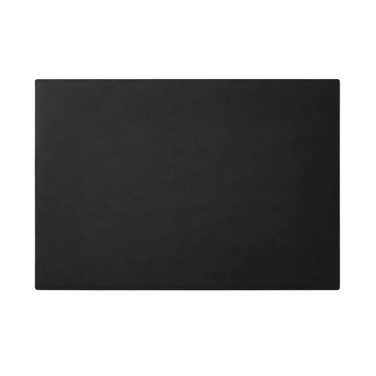 Eglooh - Mercurio - Protector Mesa Escritorio de Oficina en Cuero Negro cm 65x45 - Alfombrilla Raton xxl con Costuras Hechas a mano y Fondo Antideslizante - Made in Italy