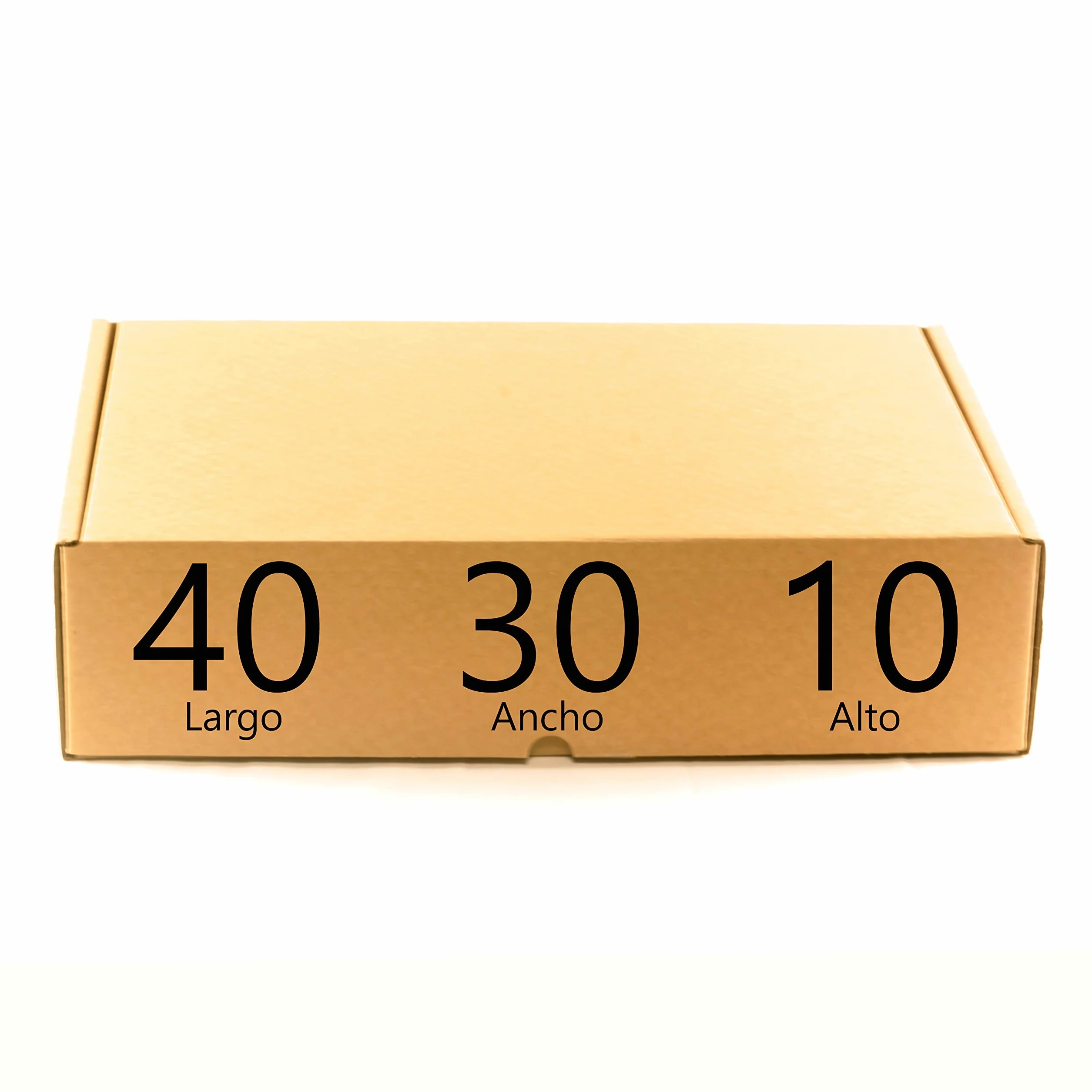 Precintos Noan S.L. Pack 25 cajas de cartón kraft automontables 40x30x10