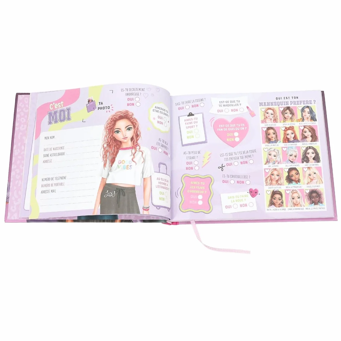 Depesche Libro de amistad TOPModel modelo Mi libro de amigos Christy, Lexy y y Fergie (Versión en español - French Version)