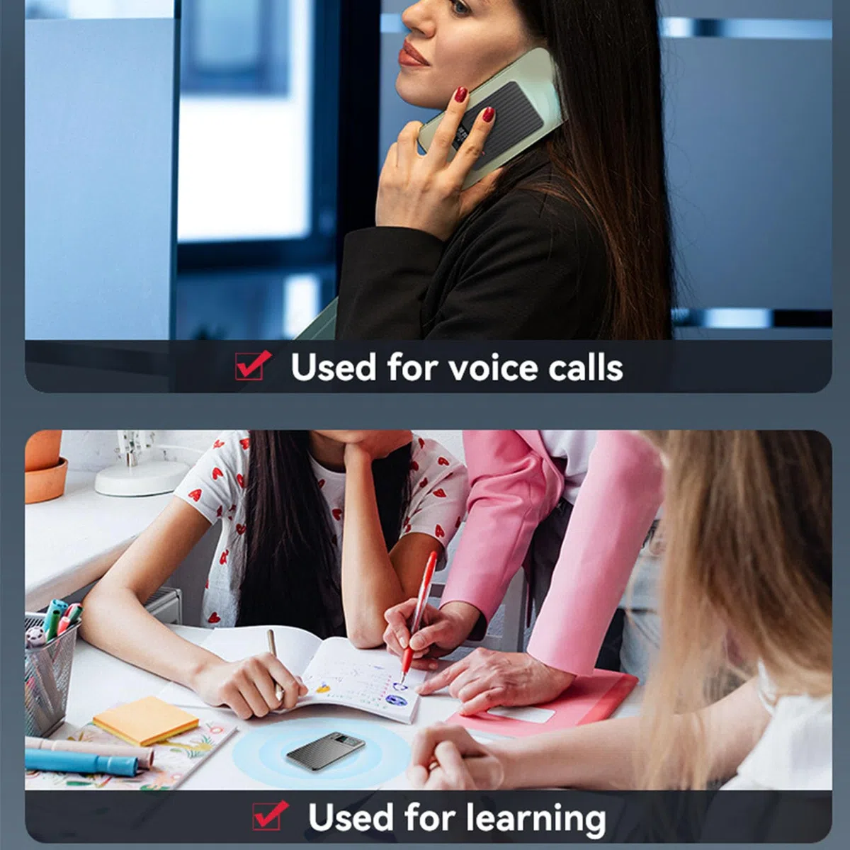Generic Grabadora de Voz AI Avanzada con Control App Transcripción en Tiempo Real Resumen para Clases y Reuniones Dispositivo Profesional de Aleación de Aluminio (16GB)