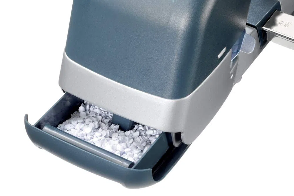 Leitz PETRUS 623363 - Taladro de gruesos y especiales 2 agujeros modelo 582 color plata