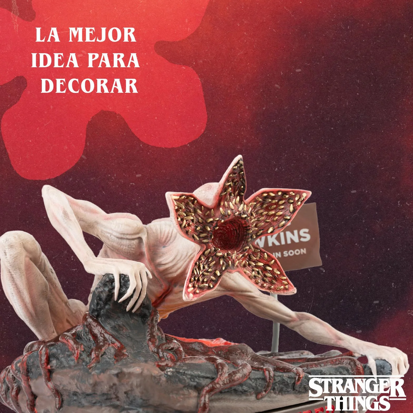 Calendario Stranger Things Officcial Merch | Calendario Adviento Stranger Things | Figura Demogorgon | ST Merchandising Oficial
