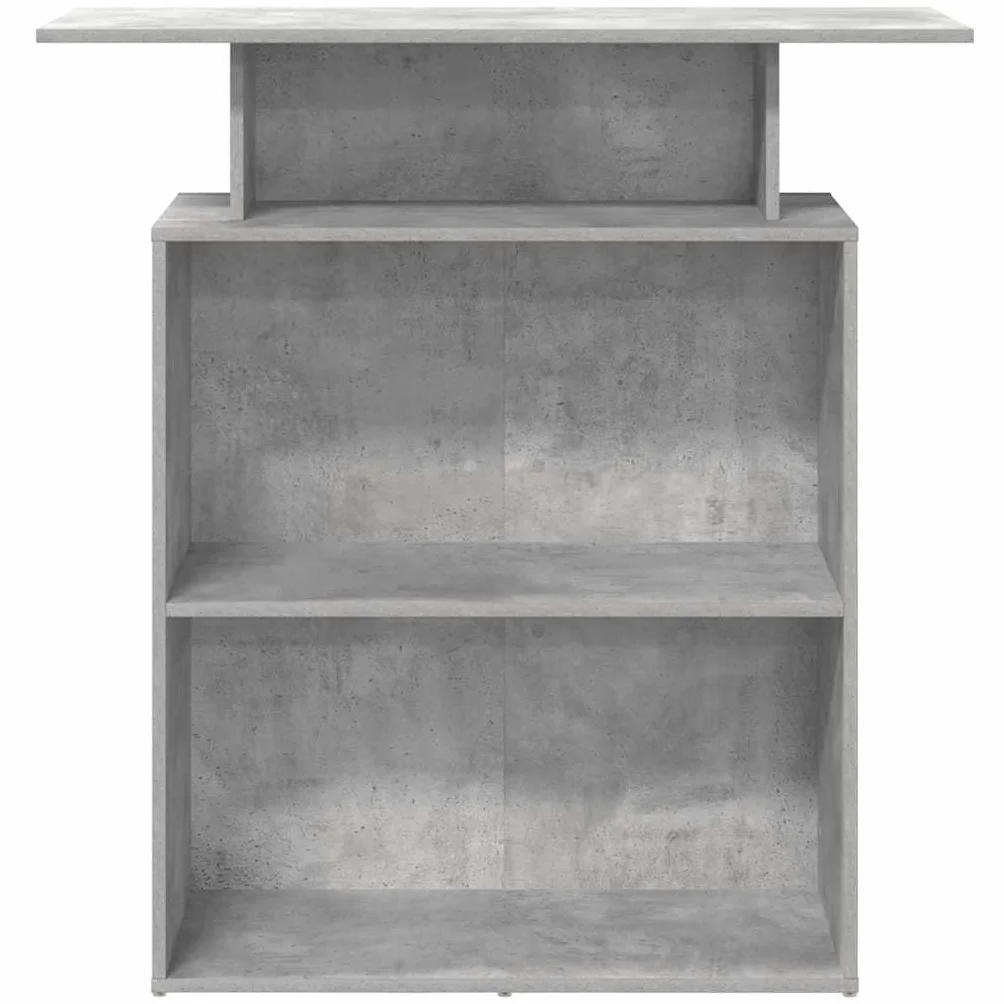 Mostrador de recepción Gris hormigón 100x40x104 cm
