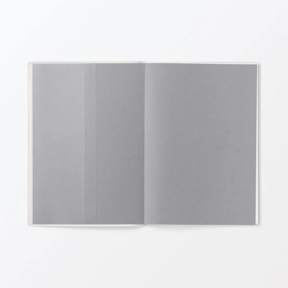 MUJI 84854309 Agenda mensual, comienza en diciembre de 2025, A5, color blanco y gris