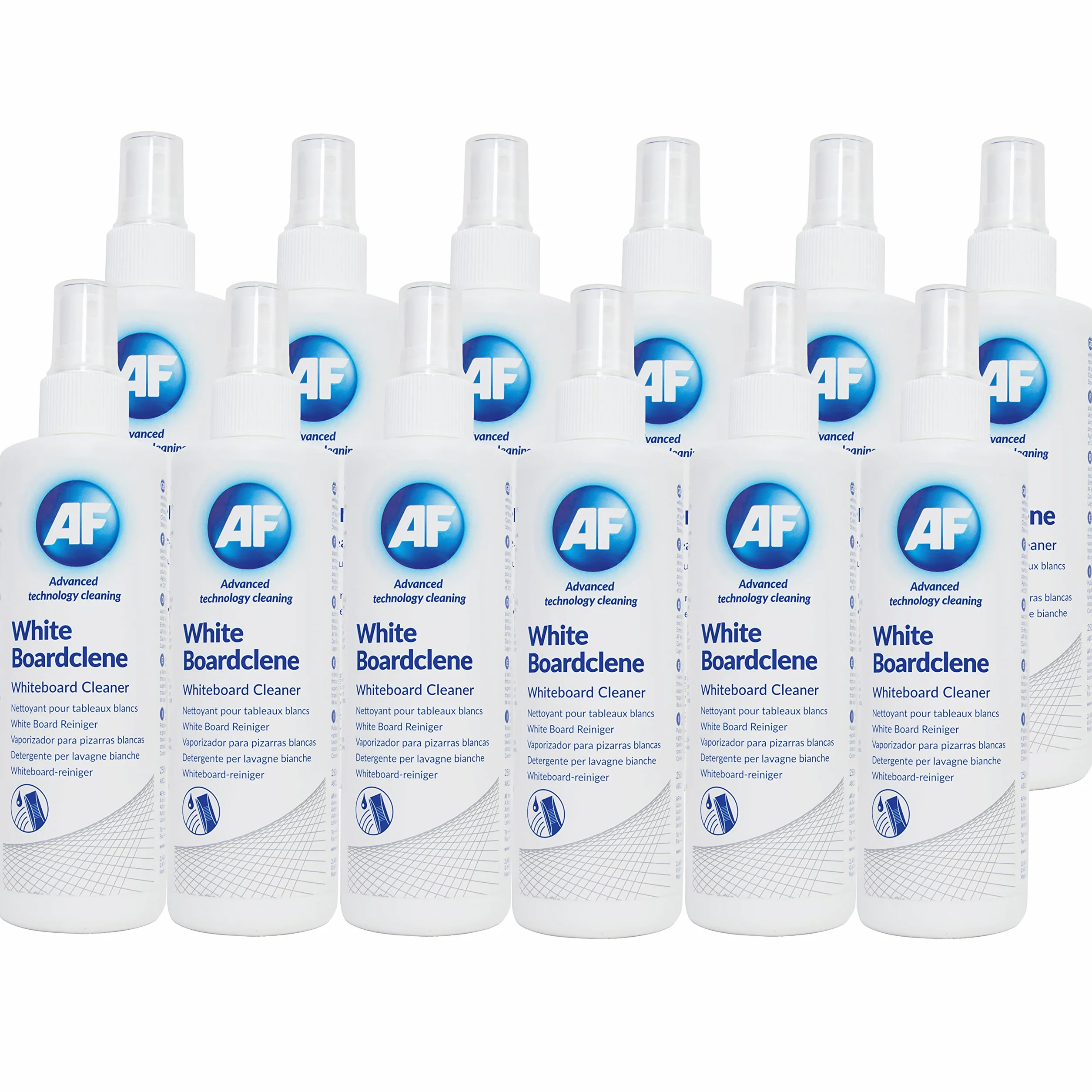 AF Solución en aerosol limpiador de pizarra blanca 12 x 250 ml