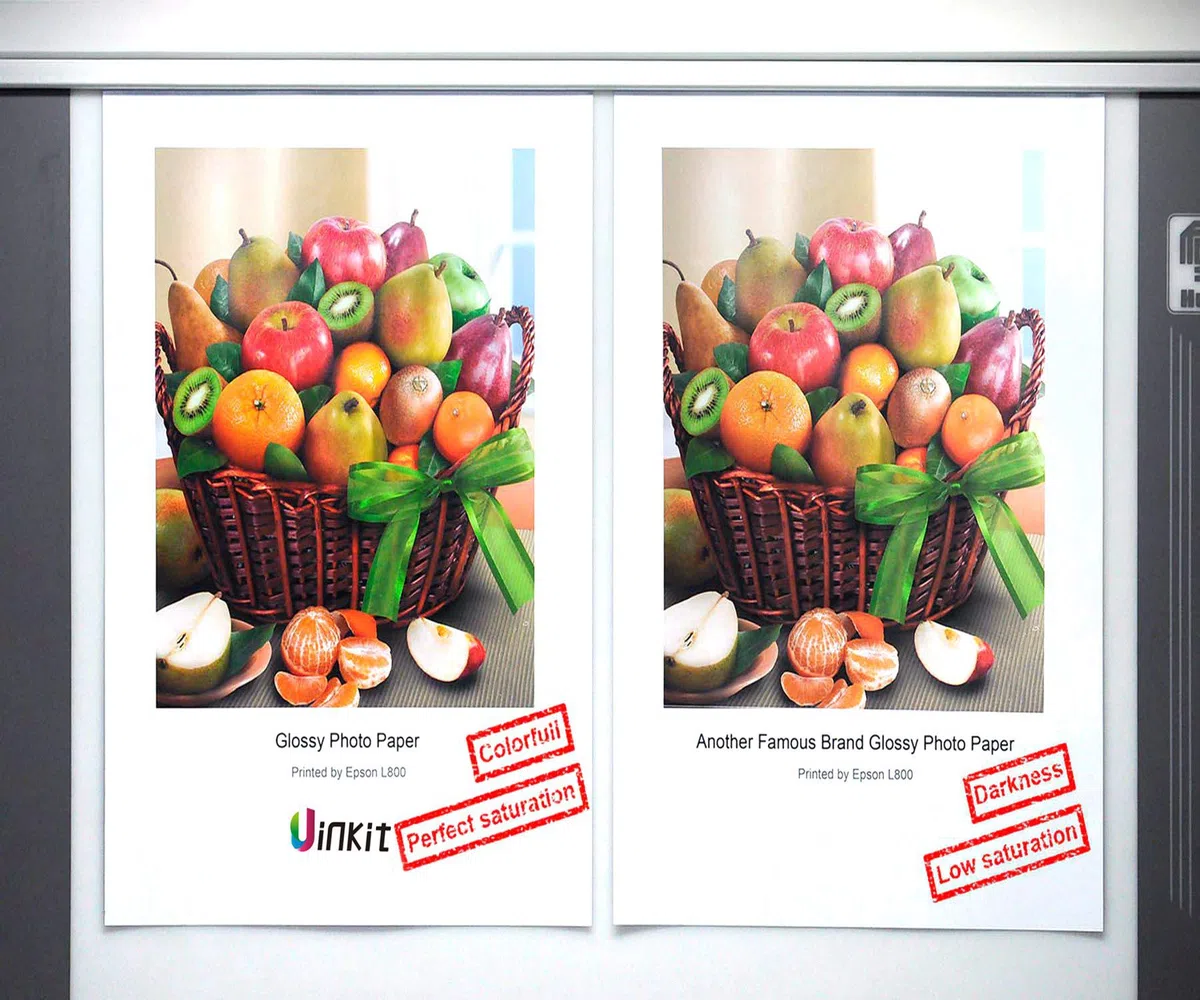 Papel fotográfico A3 de 240 g/m² de alto brillo, papel de inyección de tinta, color blanco para impresión por inyección de tinta, grosor medio, Uinkit, 420 x 297 mm A3 240Gsm x 600sheets