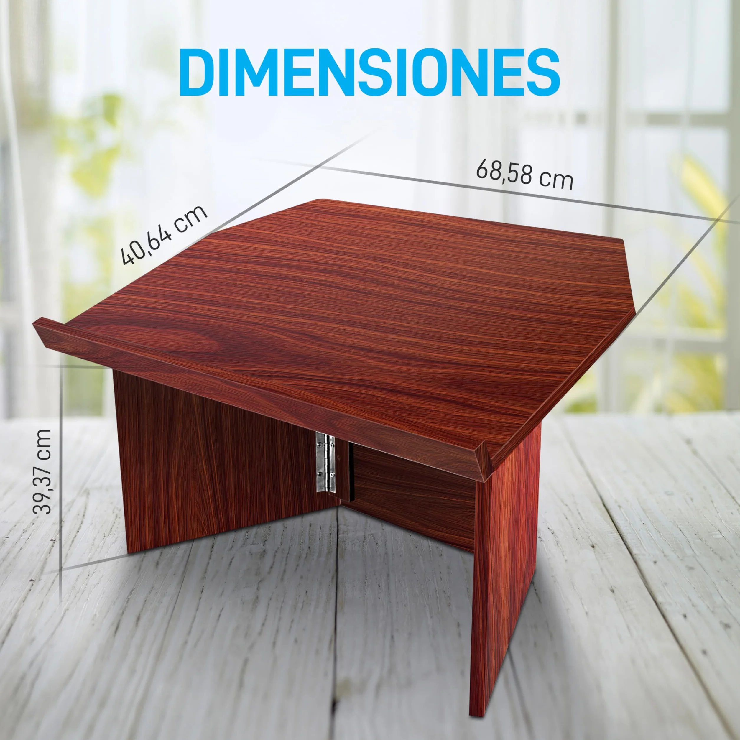 Pyle atril de escritorio, Plegable, Soporte, Podio de mesa para clases, Profesores, Conferencistas, Clases, Ideal para portatiles, Libros y material didactico